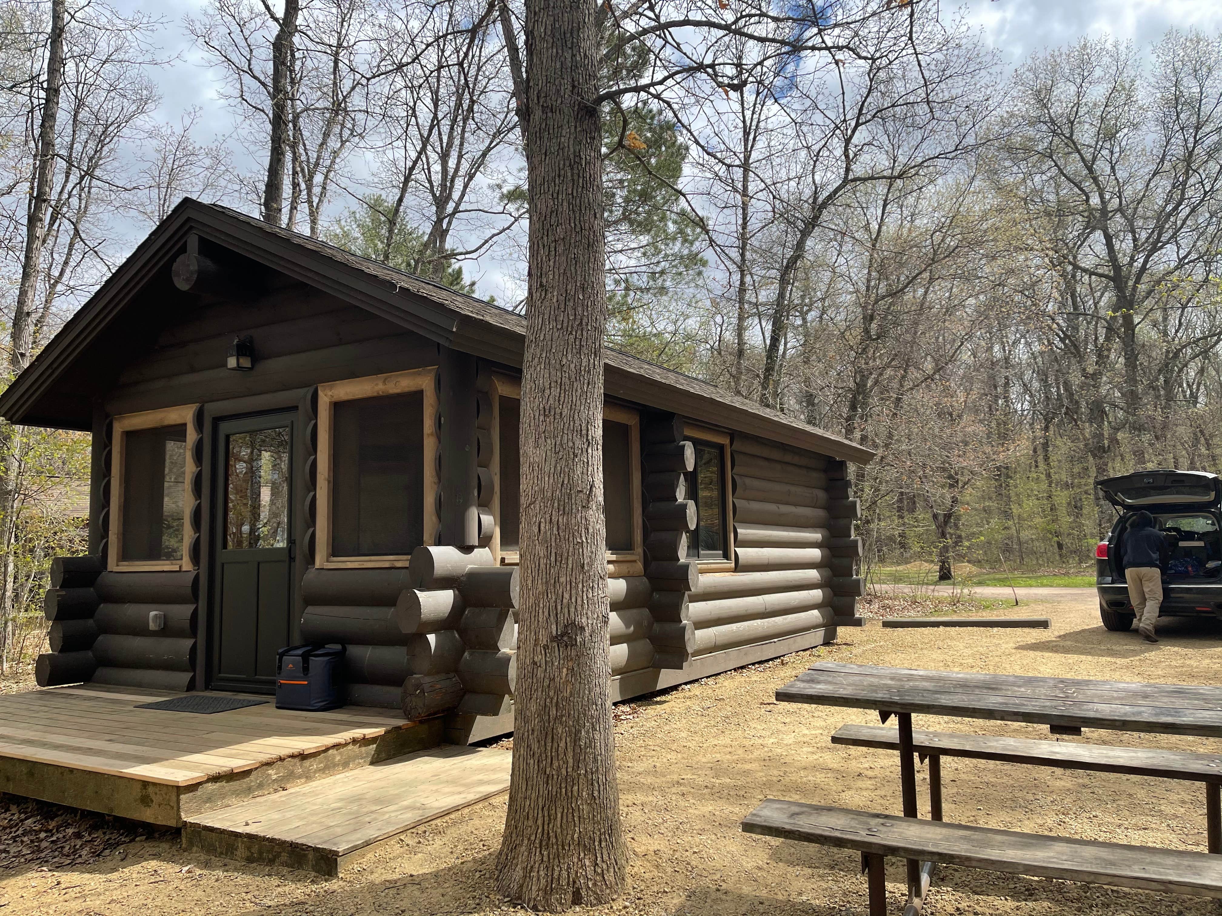 Rachelle W.'s photo of glamping accommodations at Wild River State Park Campground in Minnesota
