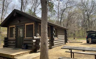Rachelle W.'s photo of glamping accommodations at Wild River State Park Campground near Oakdale, MN