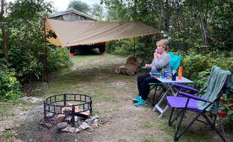 Daniel J.'s photo of tent camping at Rough and Raw near Unity, ME