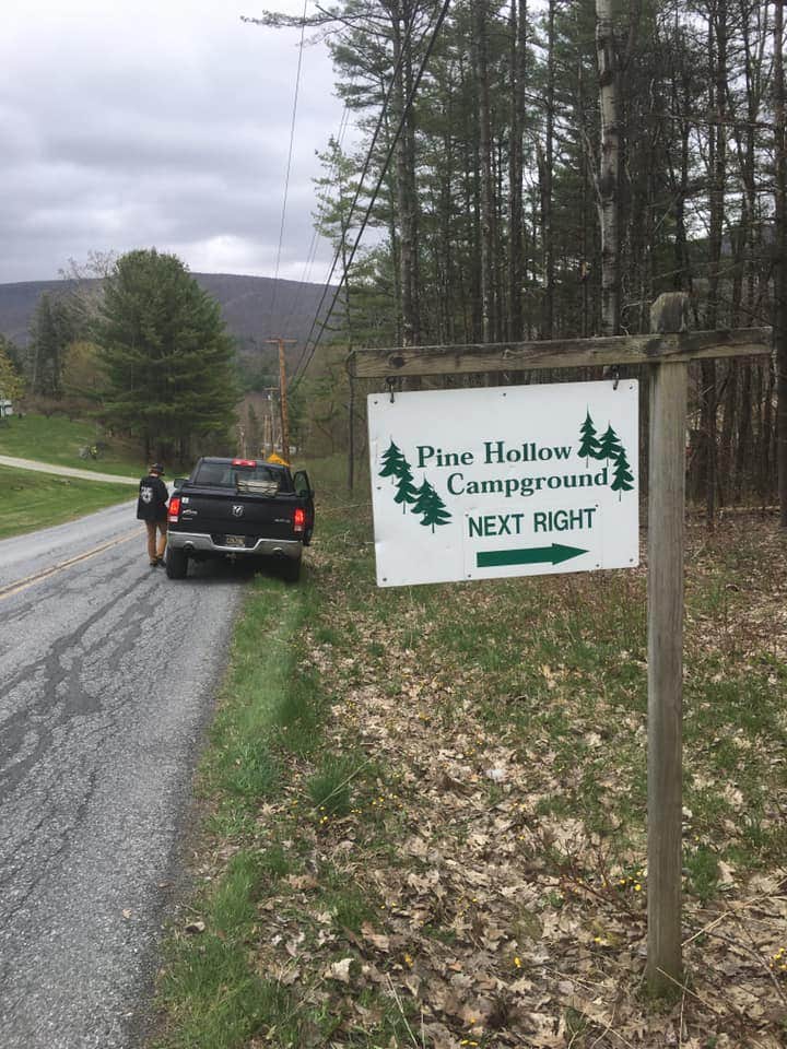 Camper-submitted photo at Pine Hollow Campground near North Bennington, VT