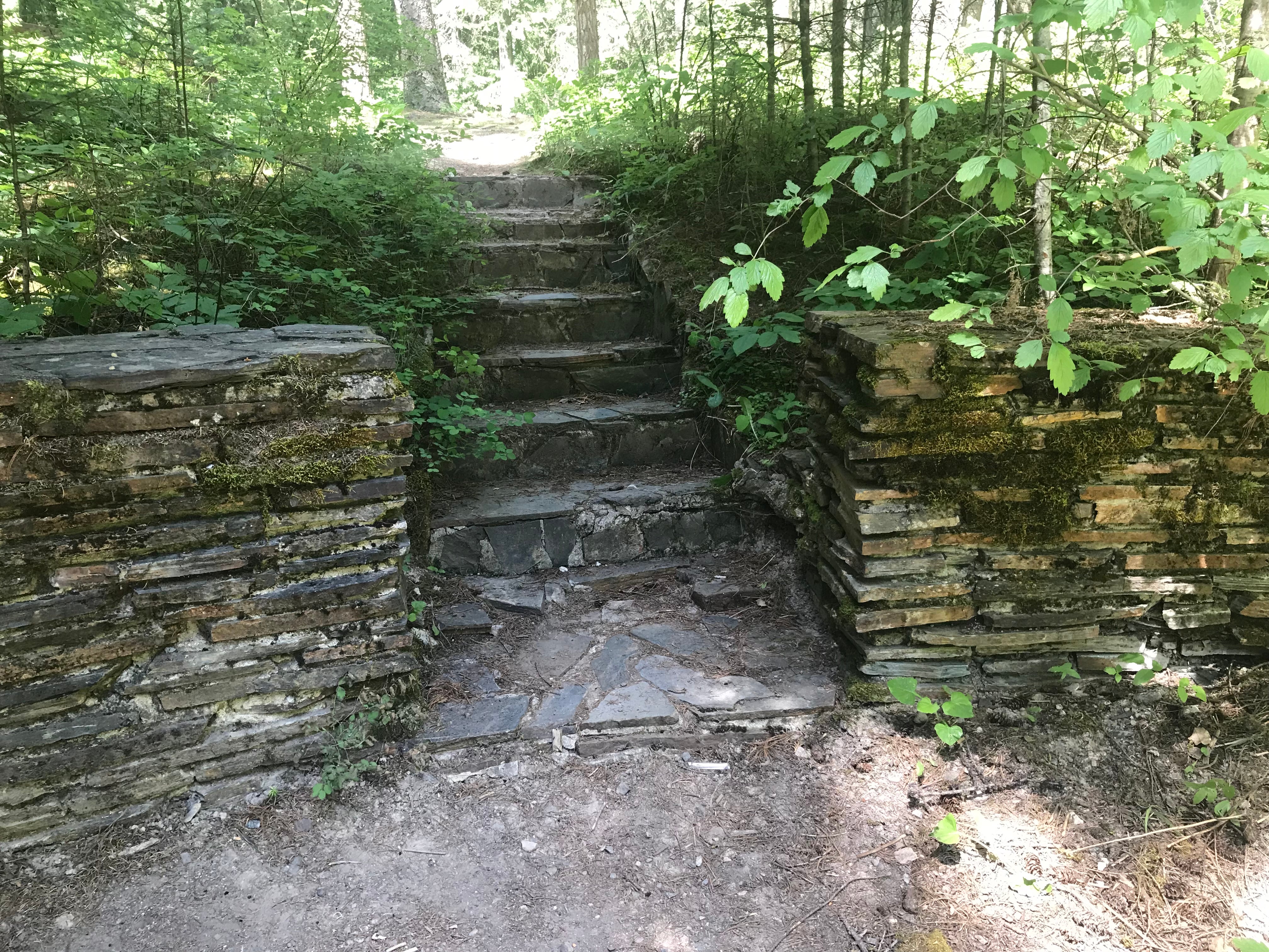 awesome steps in campsite   #16
