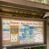 Review photo of Sunset Bay State Park Campground by MickandKarla W., August 31, 2021