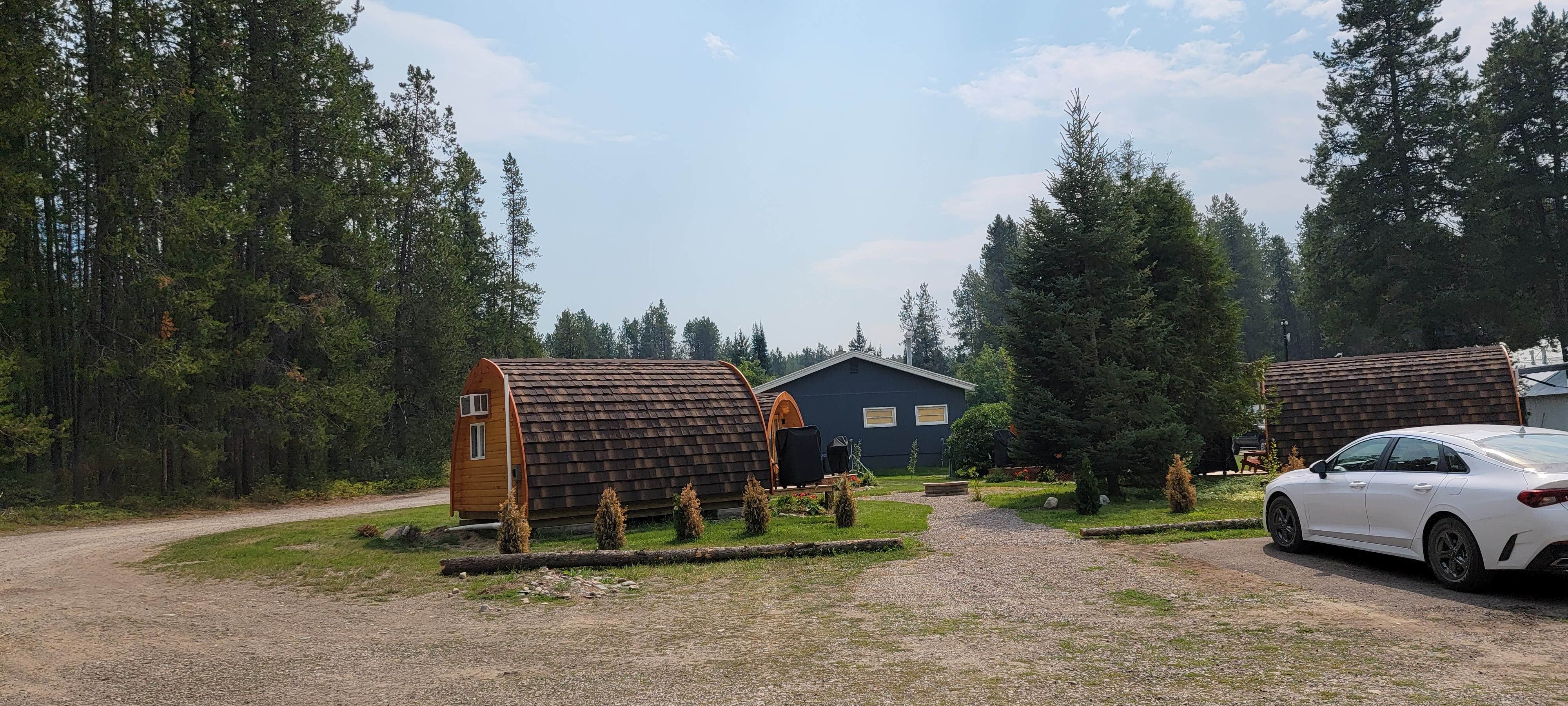 Nancy C.'s photo of glamping accommodations at Moose Creek RV Resort and Bed & Breakfast near Lakeside, MT