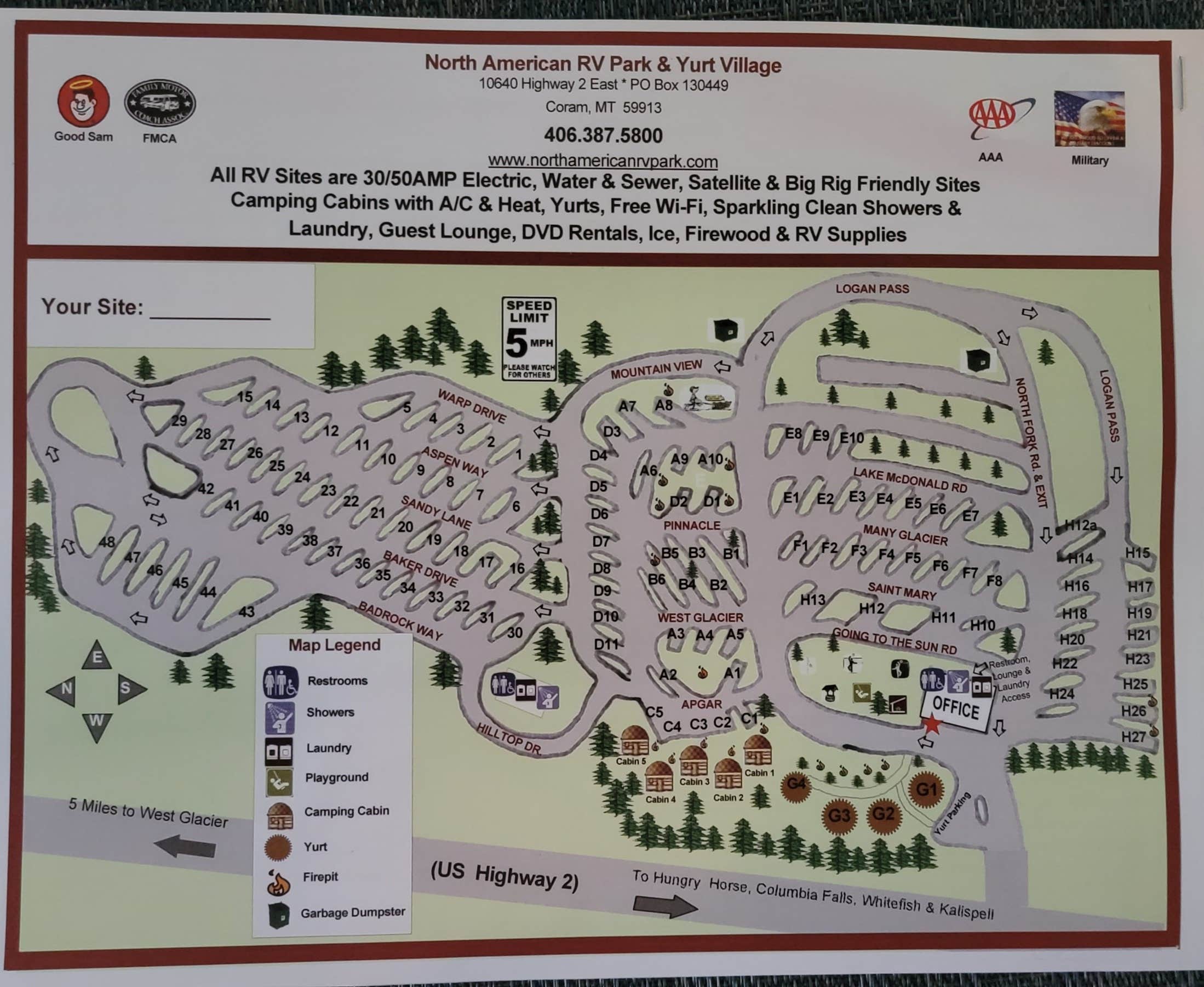 Camper submitted image from North American RV Park & Yurt Village - 5