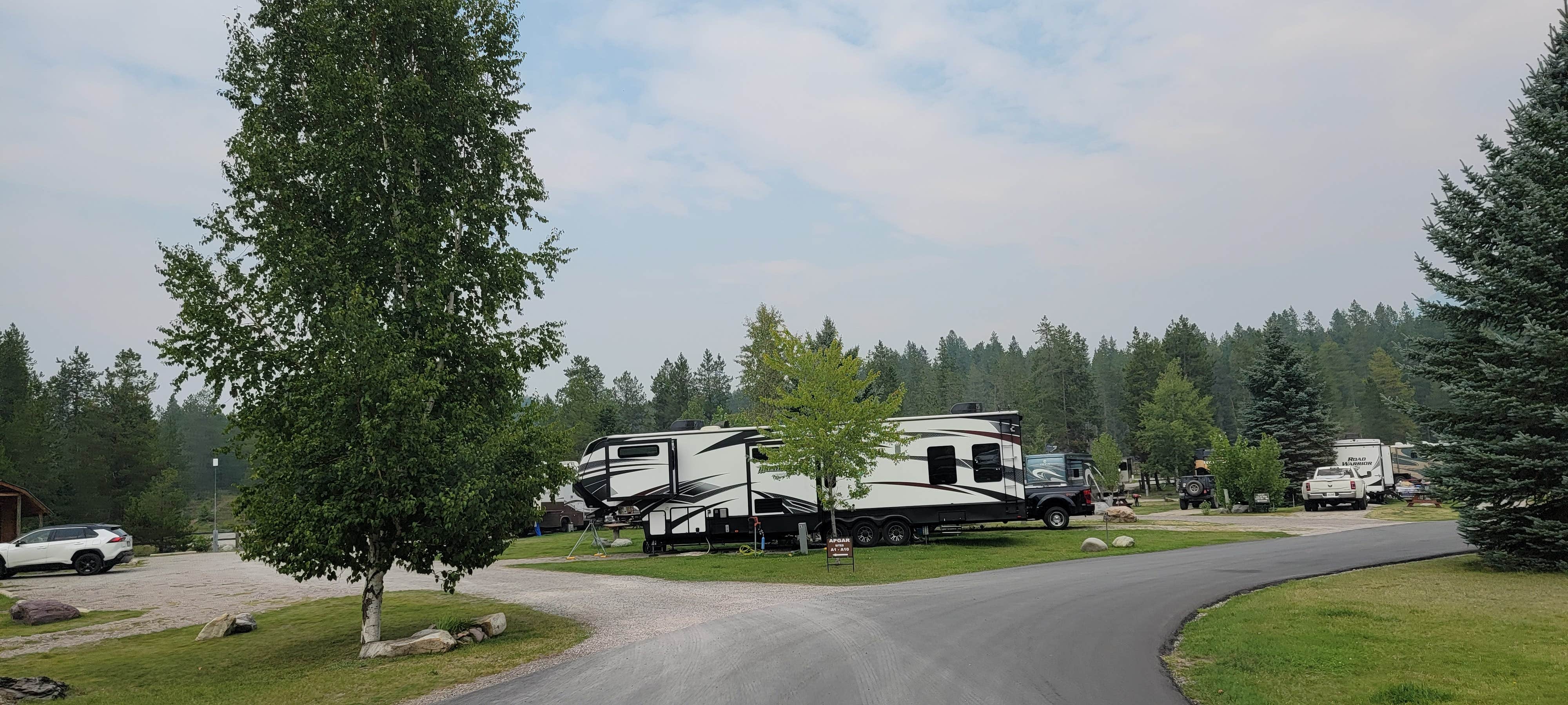 Nancy C.'s photo of rv camping at North American RV Park & Yurt Village near Whitefish, MT