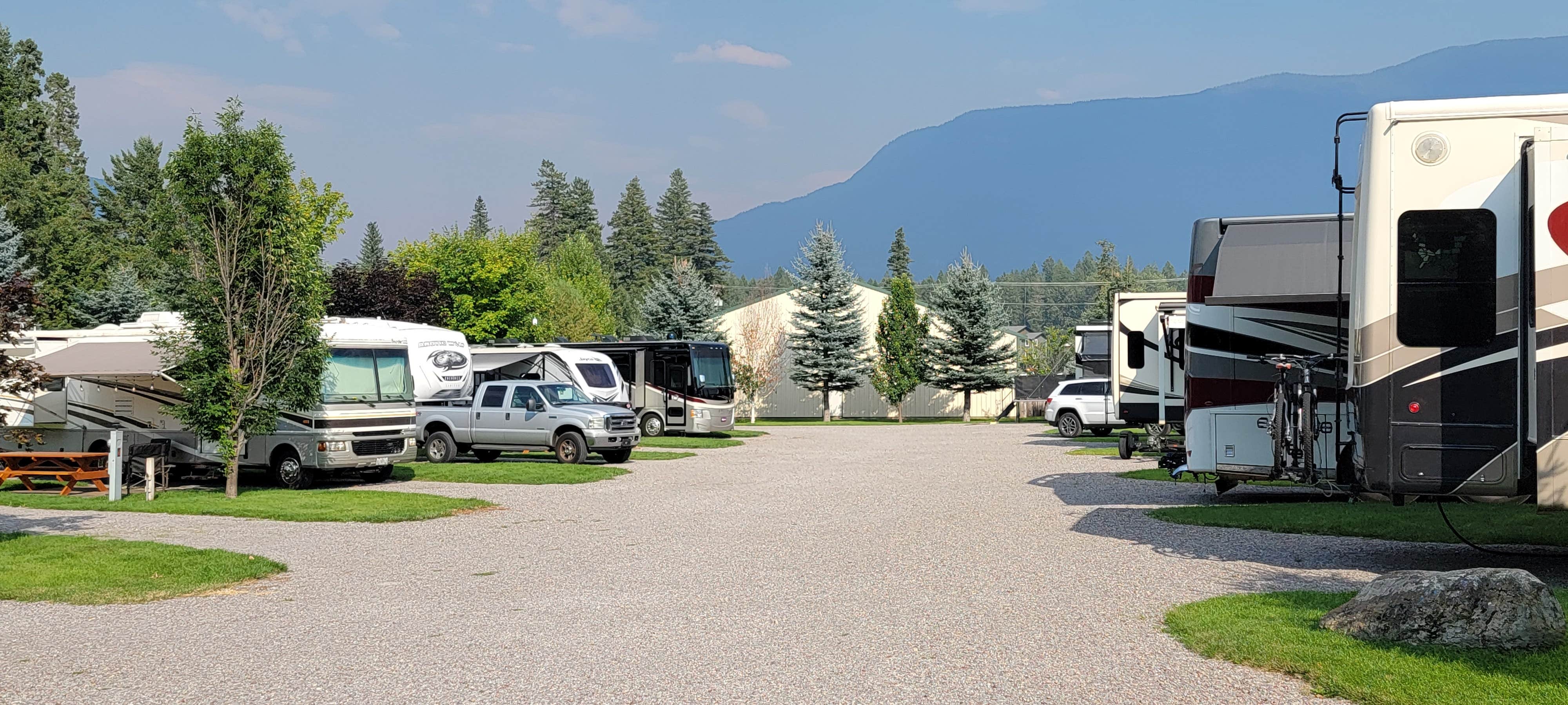 Nancy C.'s photo of rv camping at Columbia Falls RV Park near Whitefish, MT
