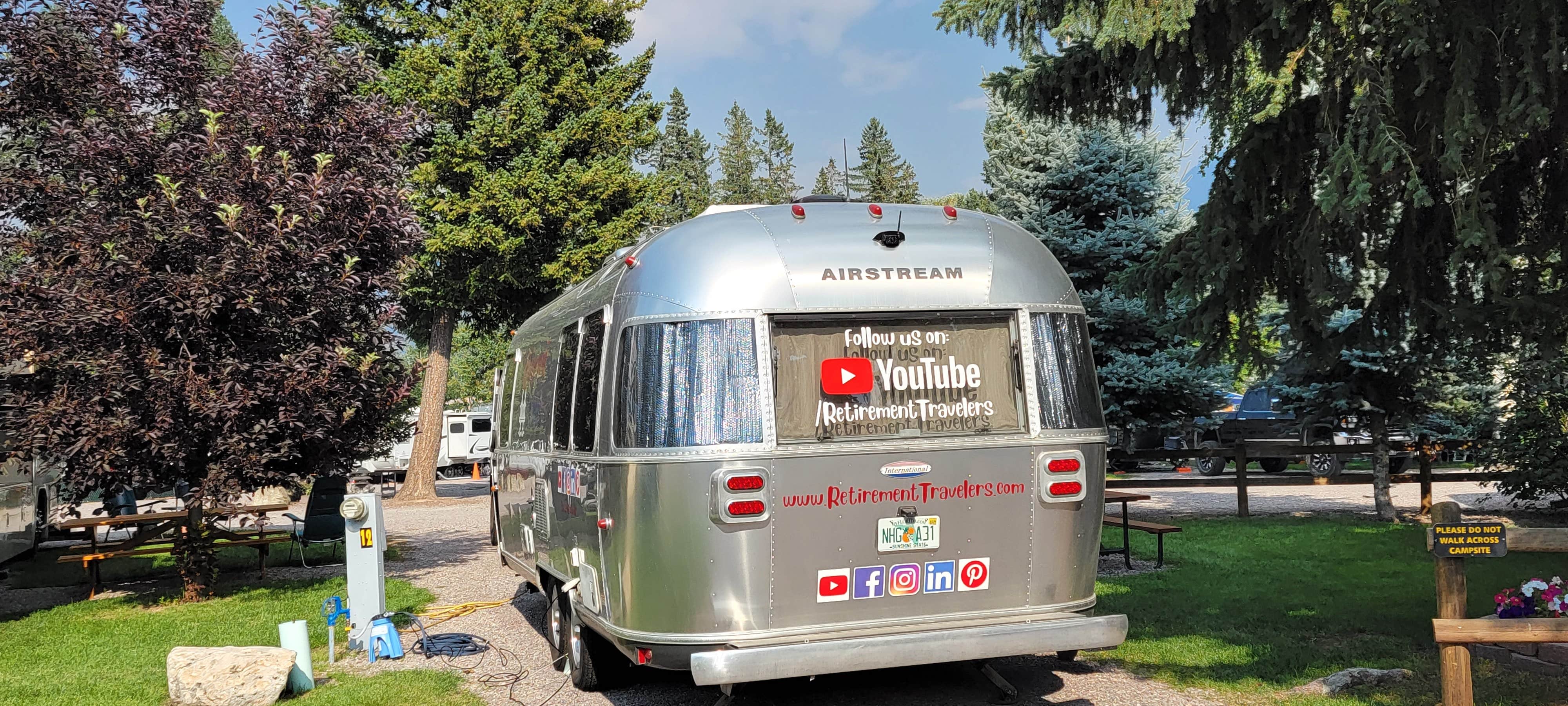 Nancy C.'s photo of rv camping at Columbia Falls RV Park near Lakeside, MT