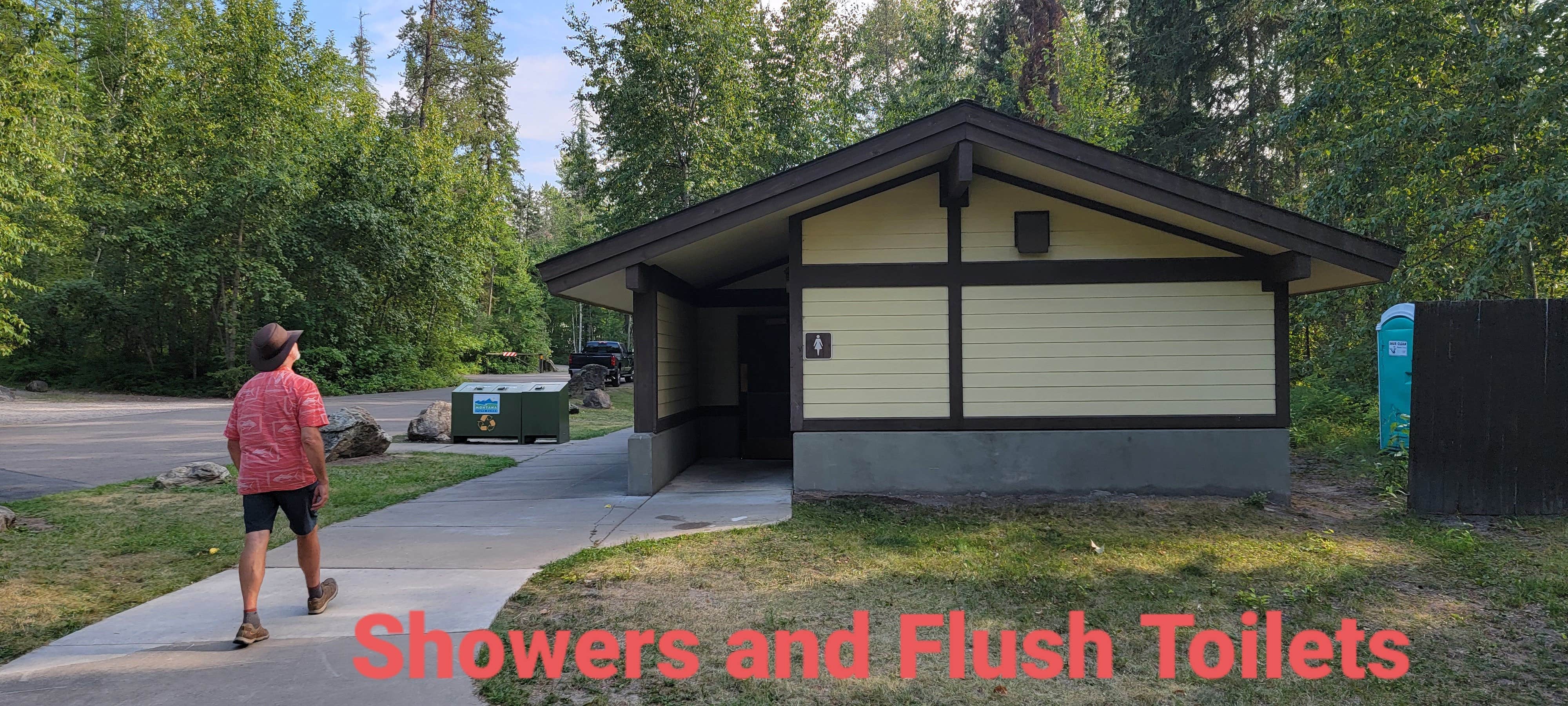 Nancy C.'s photo of glamping accommodations at Whitefish Lake State Park Campground near Eureka, MT