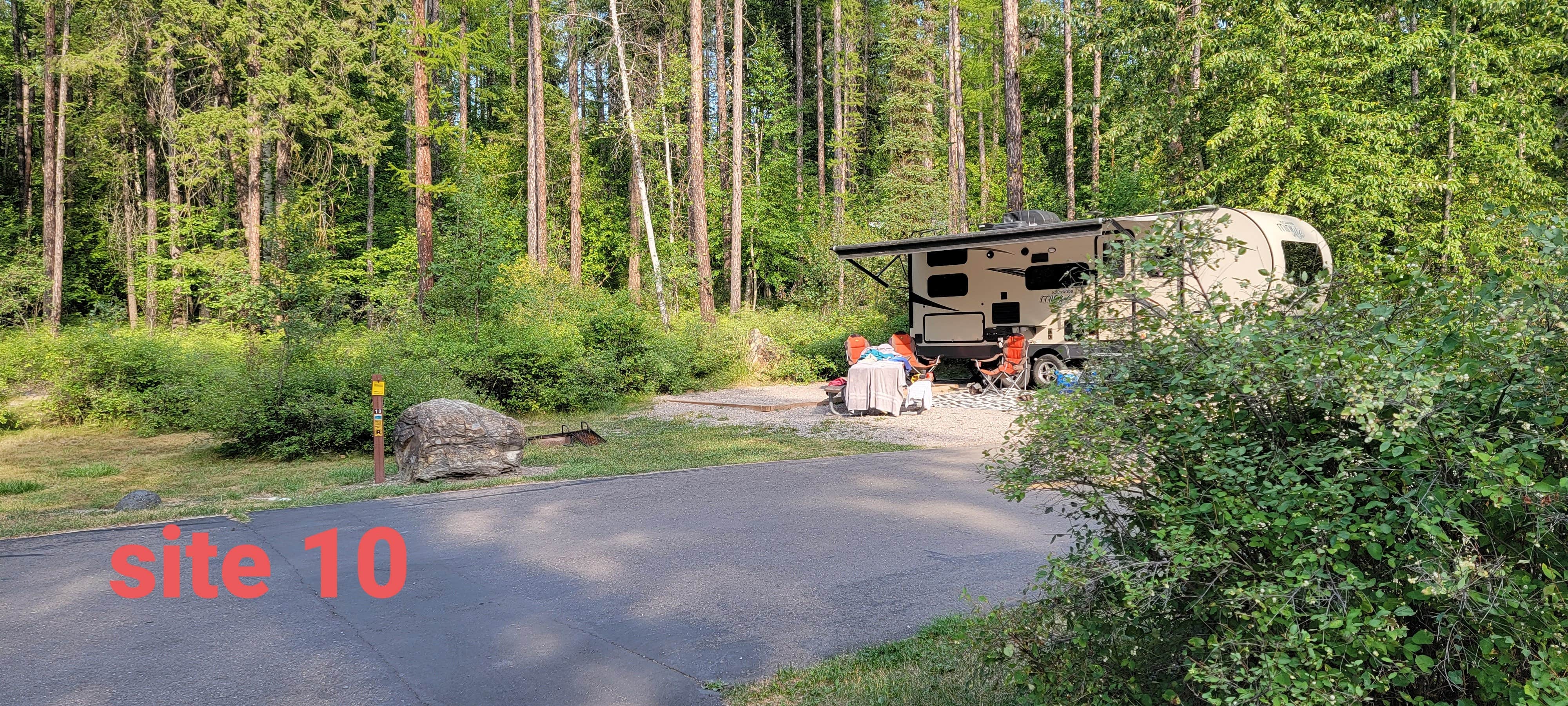 Nancy C.'s photo at Whitefish Lake State Park Campground near Whitefish, MT