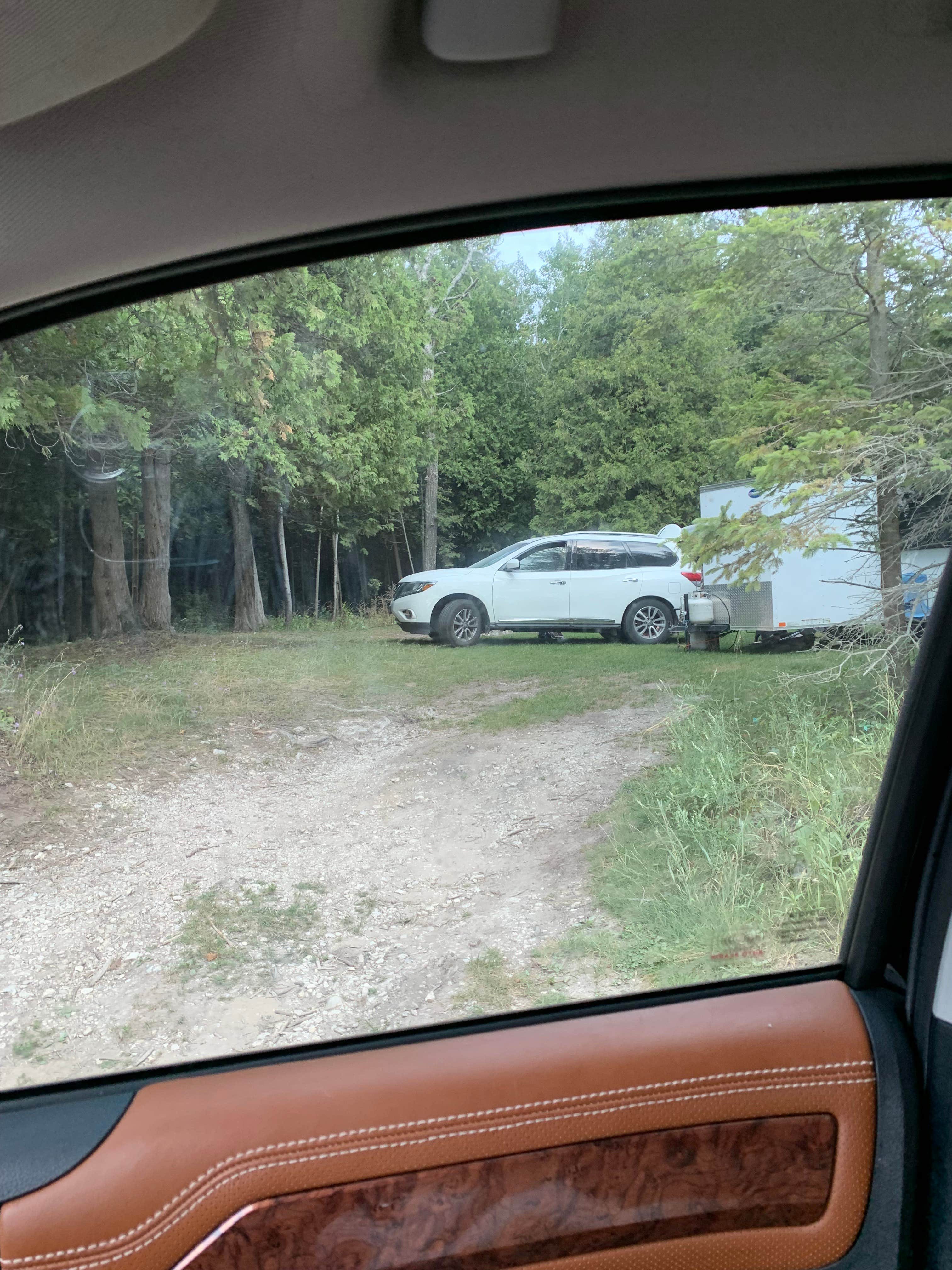 Camper-submitted photo at Peninsula Point Lighthouse Access Road - Dispersed near Ephraim, WI