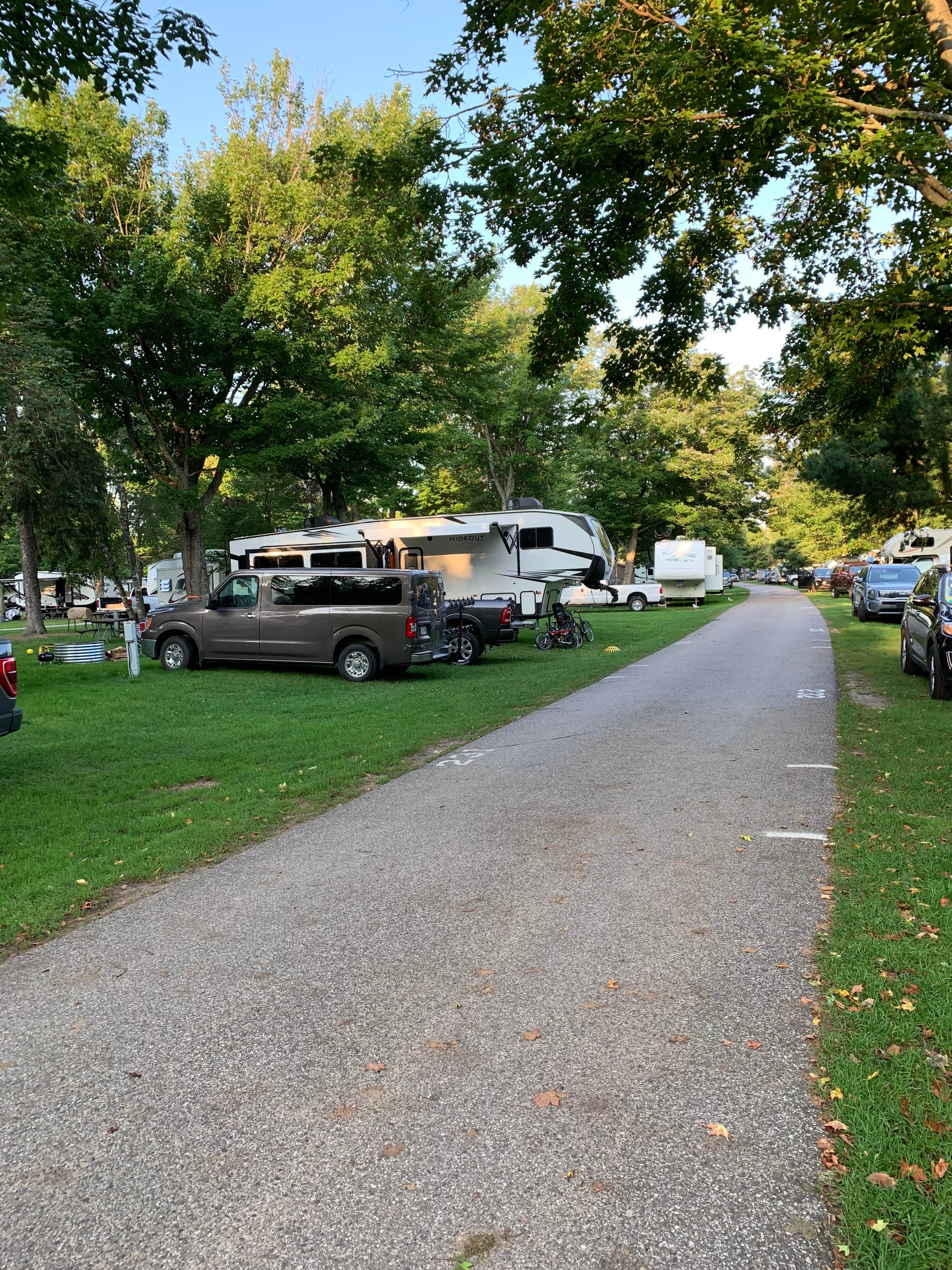 Neil T.'s photo of rv camping at Brimley State Park Campground near Kinross, MI