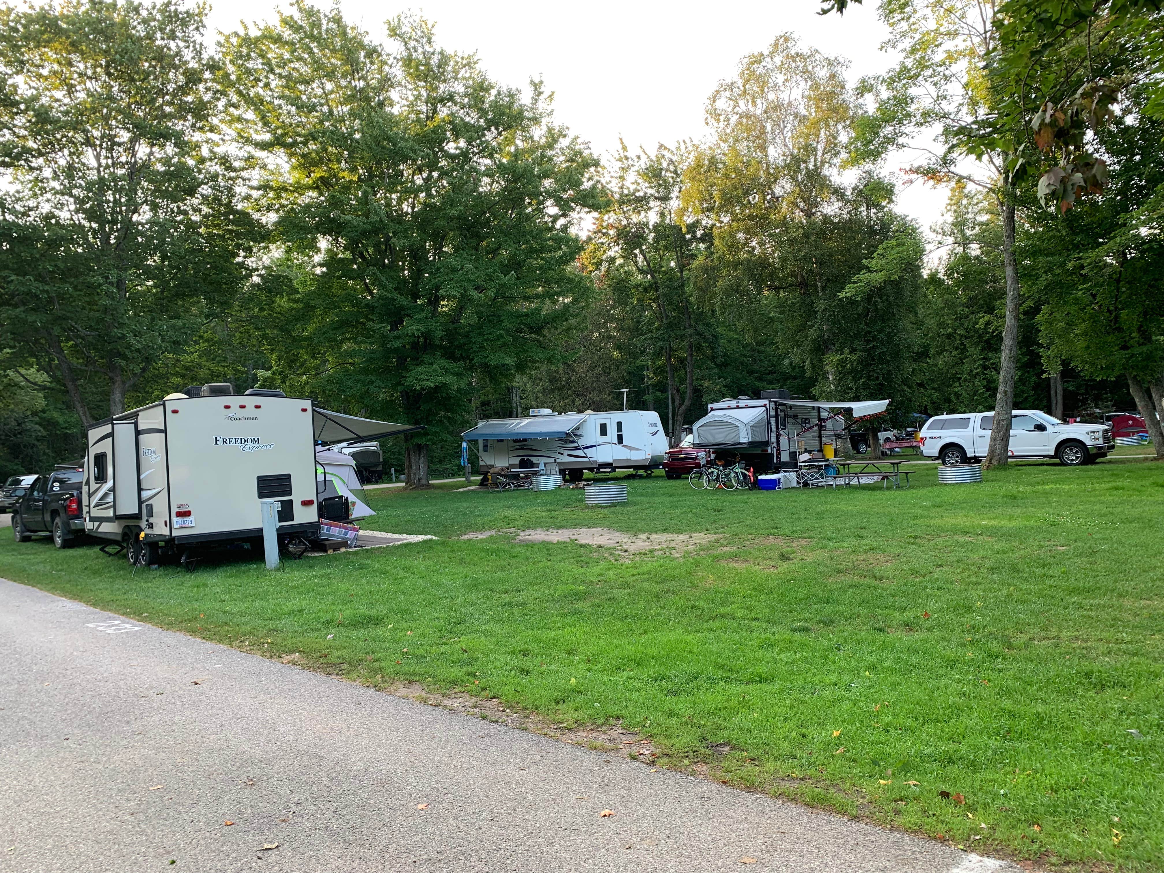 Neil T.'s photo of rv camping at Brimley State Park Campground near Eckerman, MI