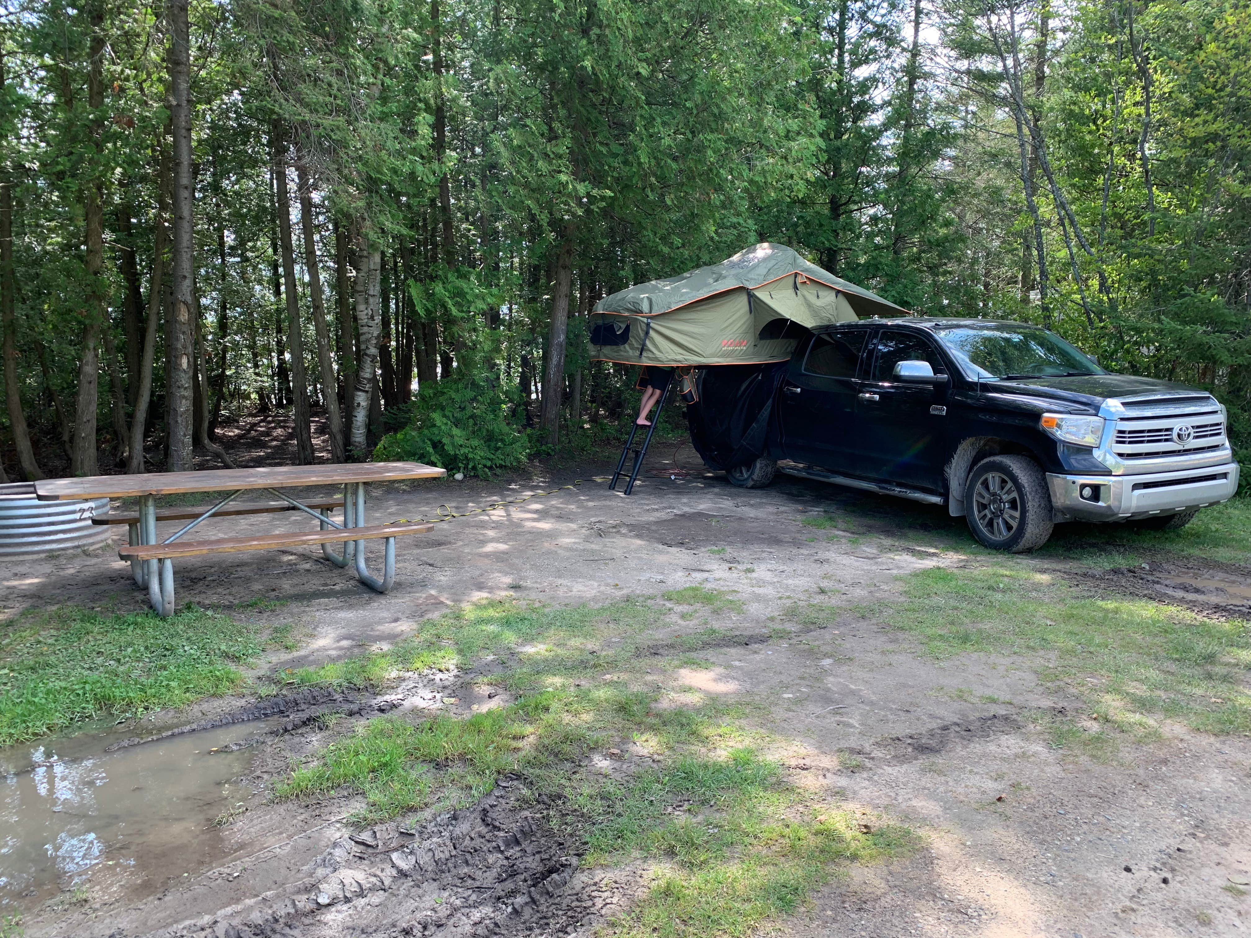 Neil T.'s photo at Cheboygan State Park Campground near Mullett Lake, MI