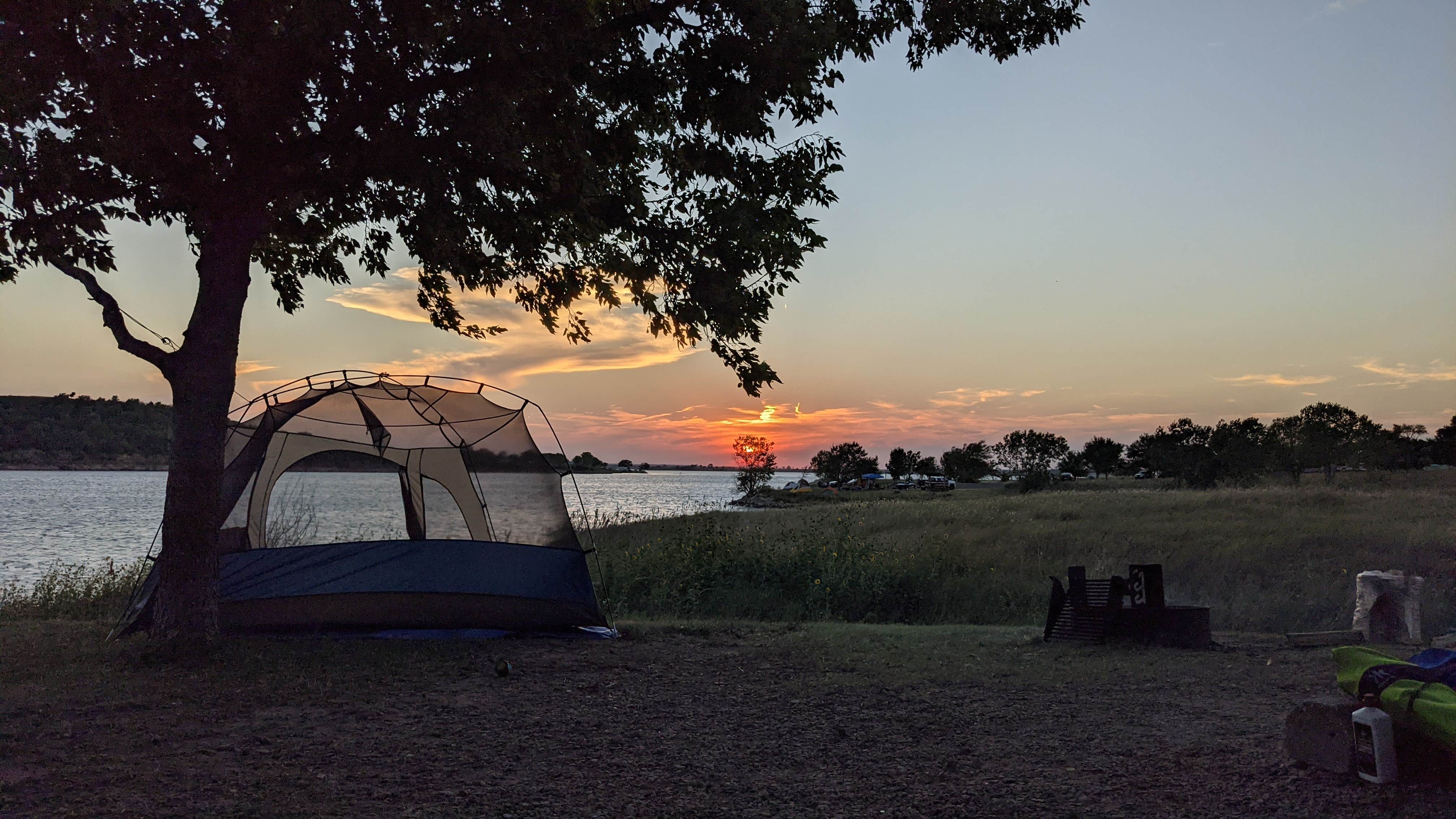 Danielle C.'s photo at Coneflower Otoe Area Campground — Wilson State Park near Wilson Lake