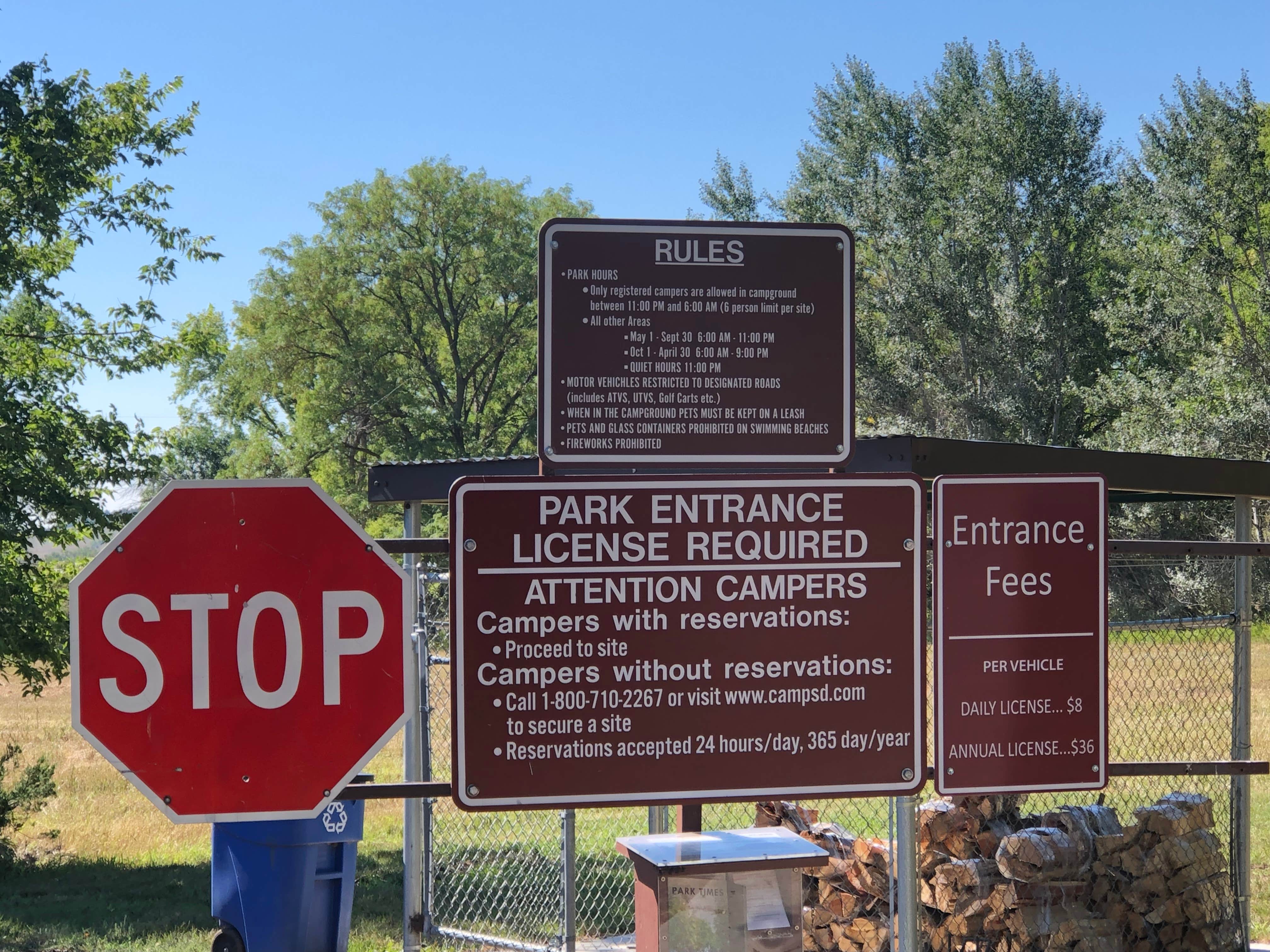 South Scalp Creek Recreation Area Camping Lake Andes, SD