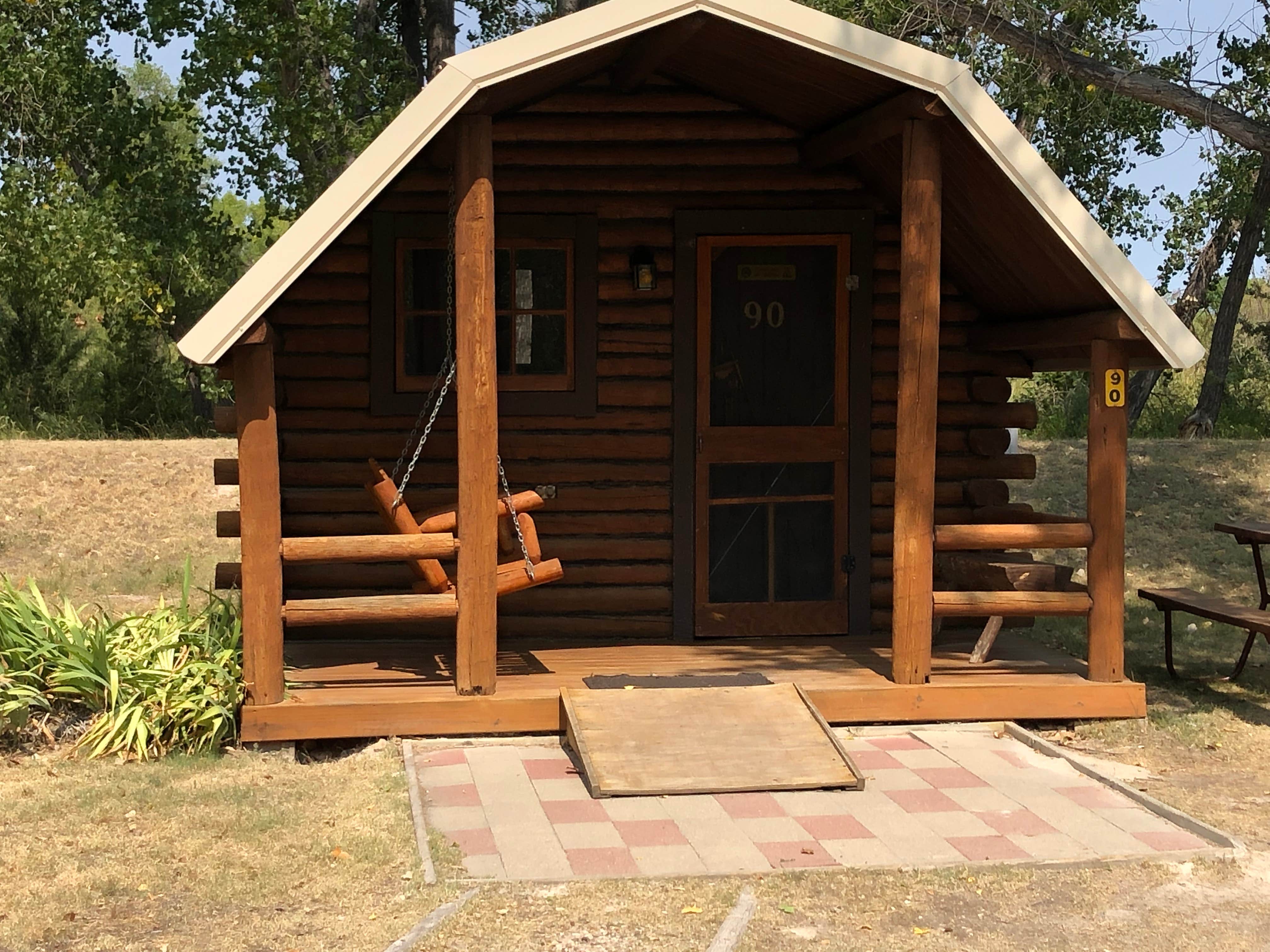 Jodie E.'s photo of a cabin at Badlands / White River KOA near Badlands National Park