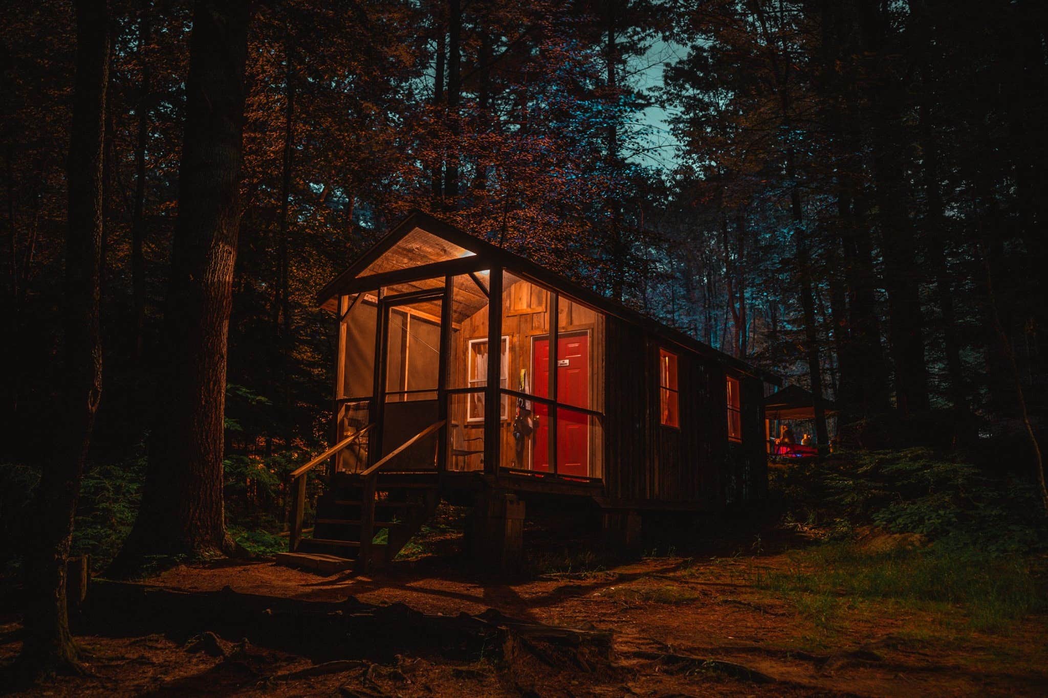 Kimberly's photo of a cabin at Lamb City Campground near Whately, MA