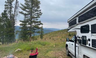 Camping near Yeoman Park: Tigiwon Road, Red Cliff, Colorado