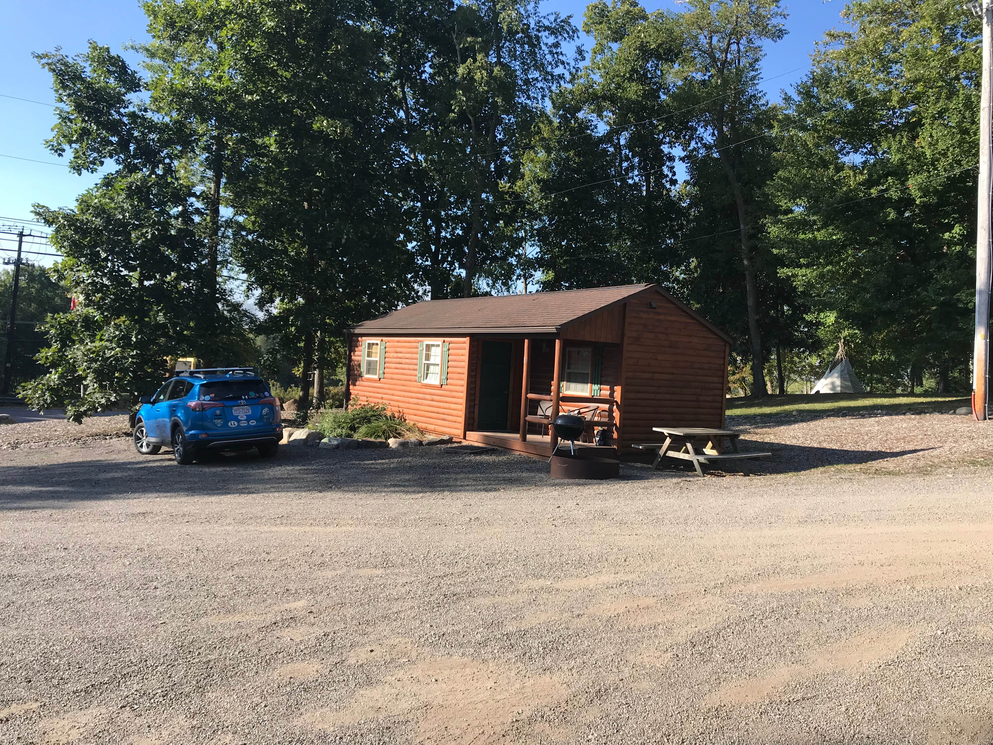 Debbie H.&#x27;s photo of a cabin at Bodnarosa Campground near New Columbia, PA