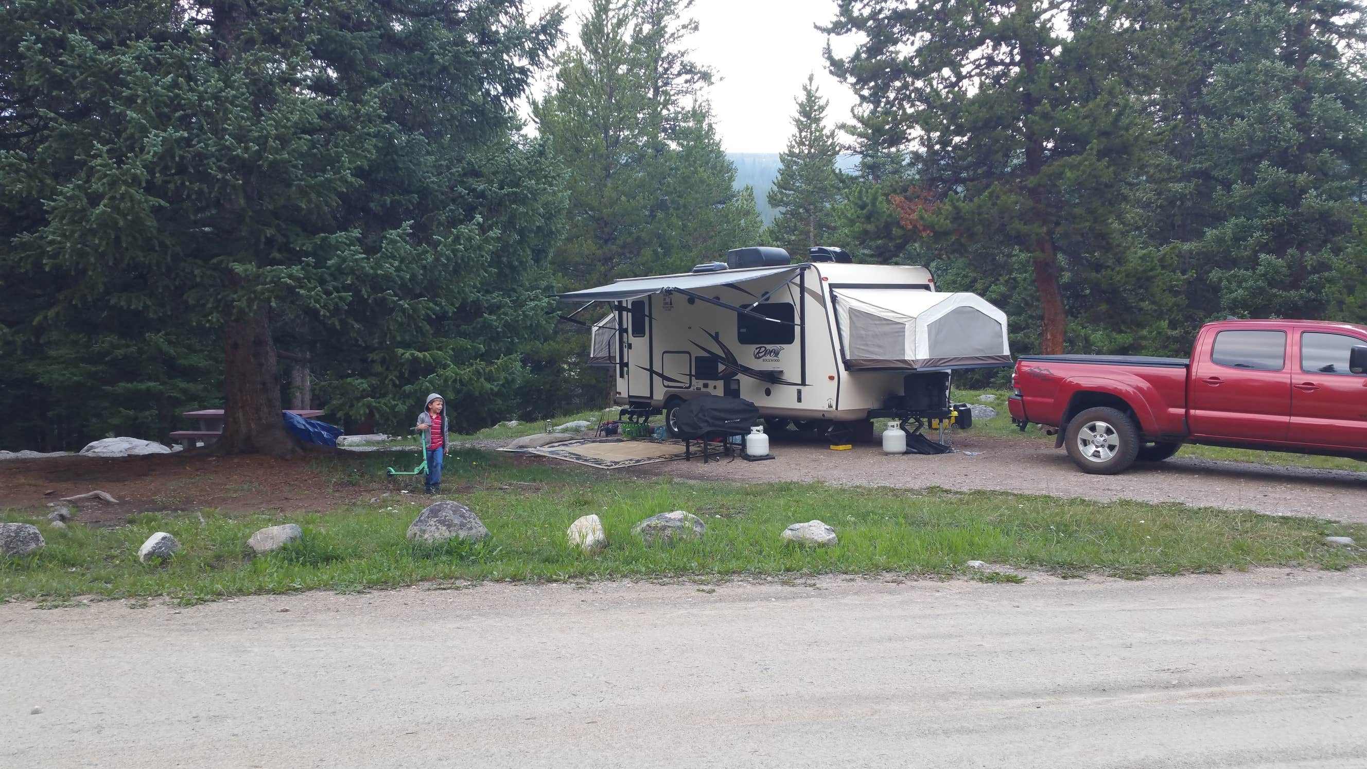 Jayme M.'s photo of rv camping at West Tensleep Lake near Buffalo, WY
