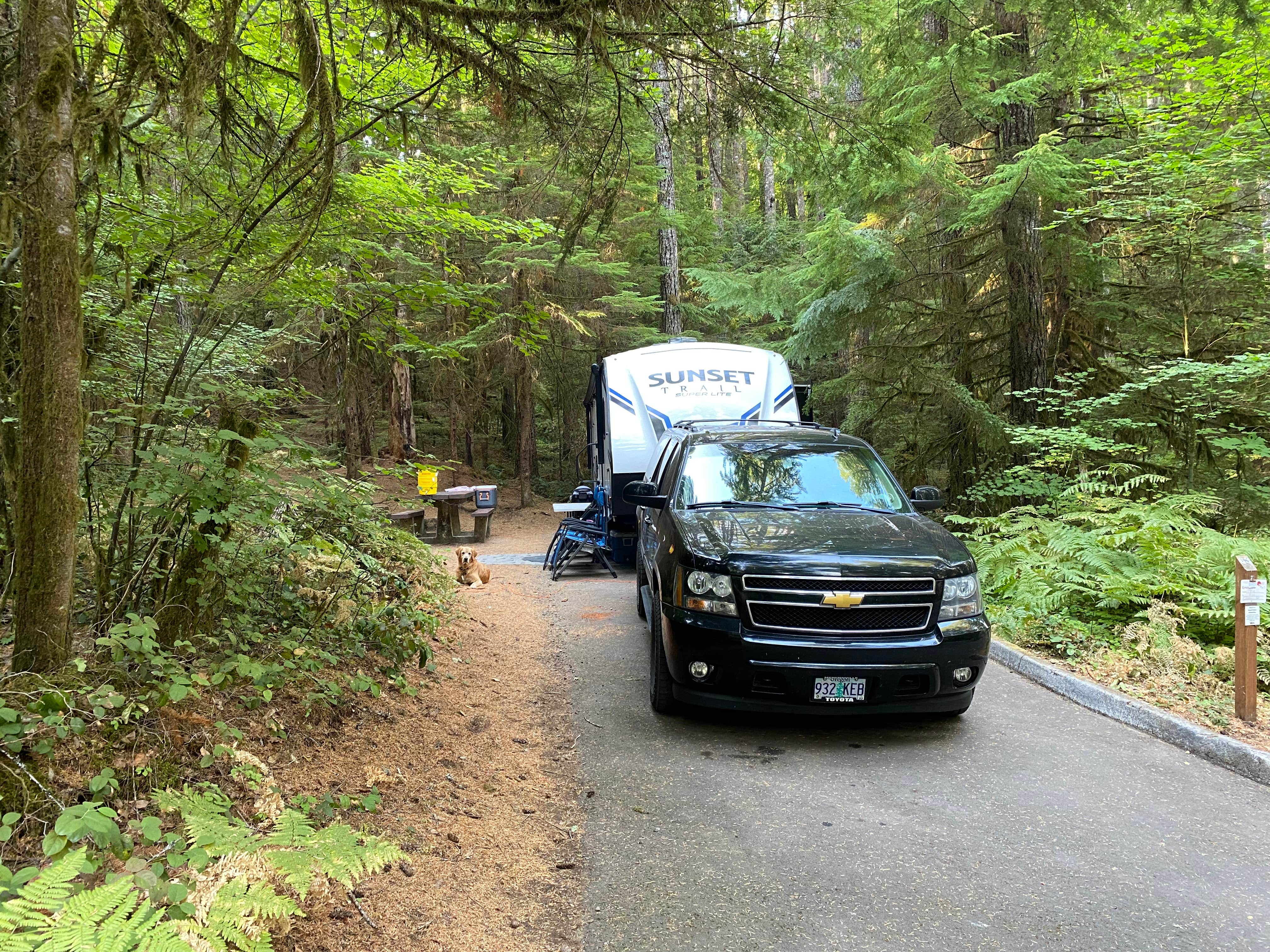 Clifton H.'s photo of rv camping at Cove Creek near Idanha, OR