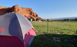 Ryu M.'s photo of tent camping at Ten Sleep Brewing Company near Shell, WY