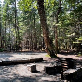 Campsite B-27 at Seawall Campground
