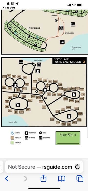 Camper-submitted photo at Devoe Lake Rustic Campround — Rifle River Recreation Area near Au Gres, MI