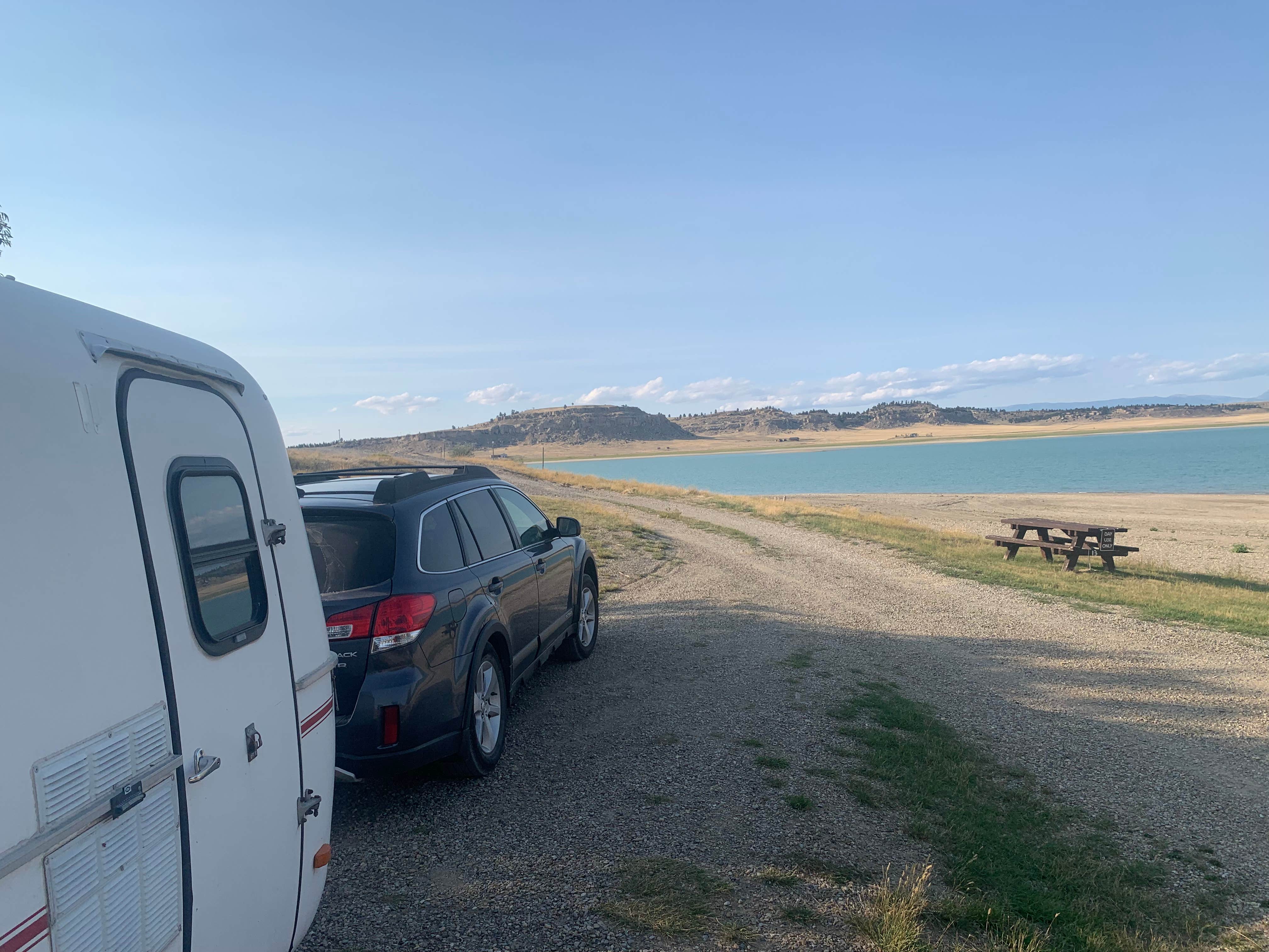 Camper-submitted photo at Deadmans Basin near Shawmut, MT