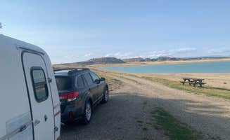 Lisa Z.'s photo of rv camping at Deadmans Basin near Shawmut, MT