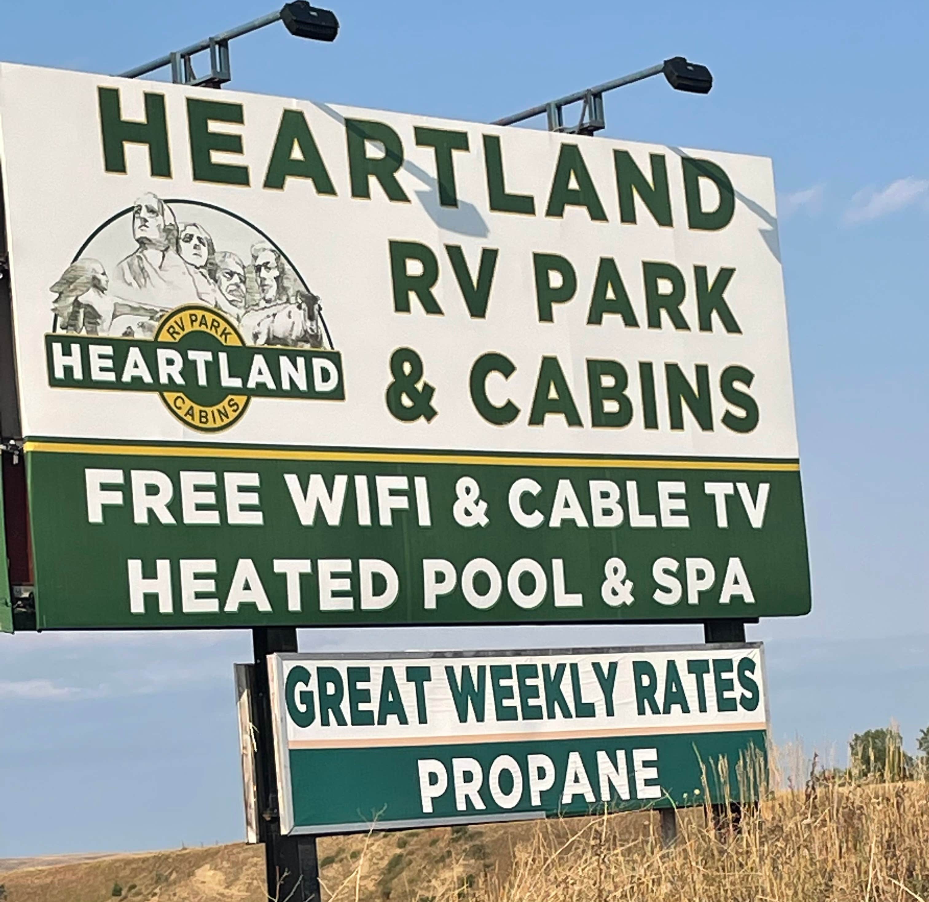 Camper submitted image from Heartland RV Park And Cabins - 4