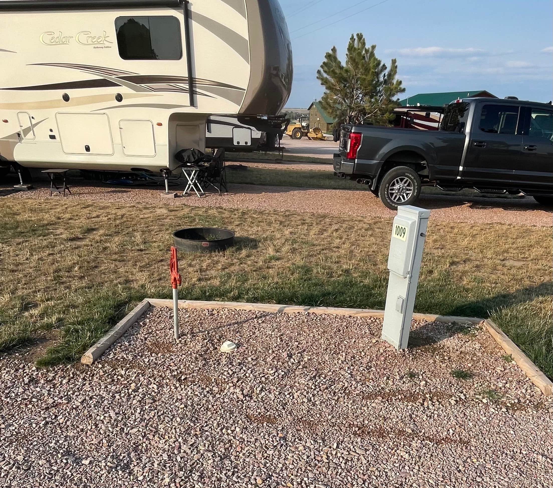 Brenda A.'s photo of rv camping at Heartland RV Park And Cabins near Fairburn, SD