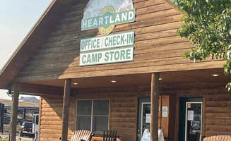 Brenda A.'s photo of glamping accommodations at Heartland RV Park And Cabins near Hot Springs, SD