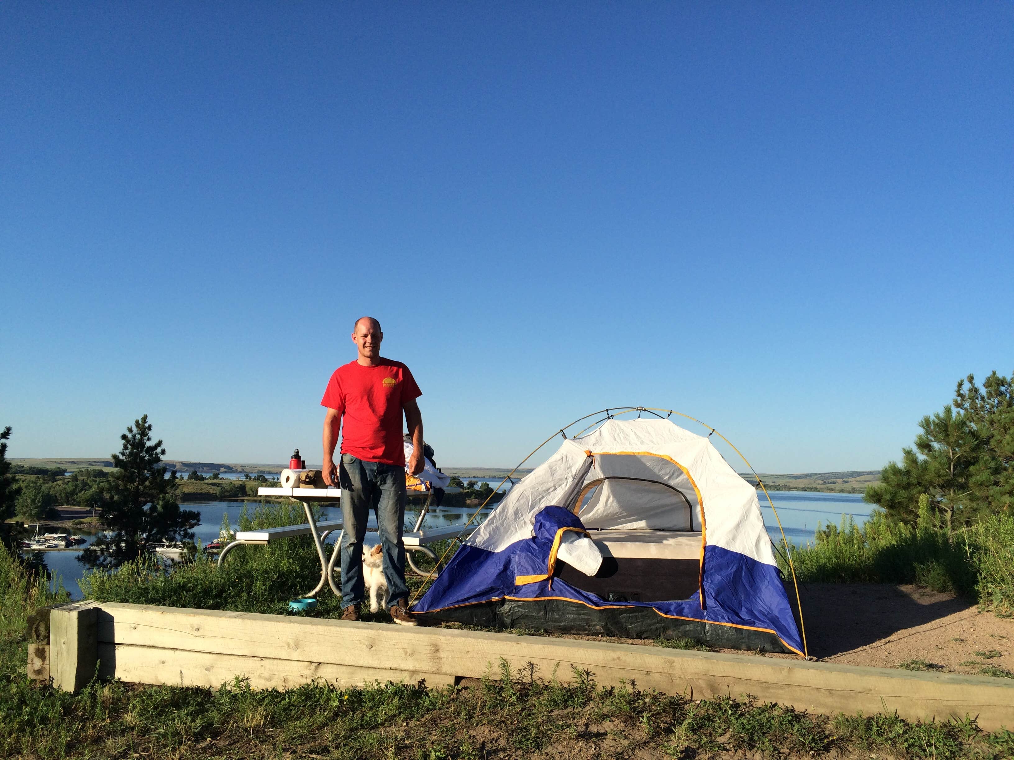 Camper submitted image from Angostura Recreation Area — Angostura Recreation Area - 2