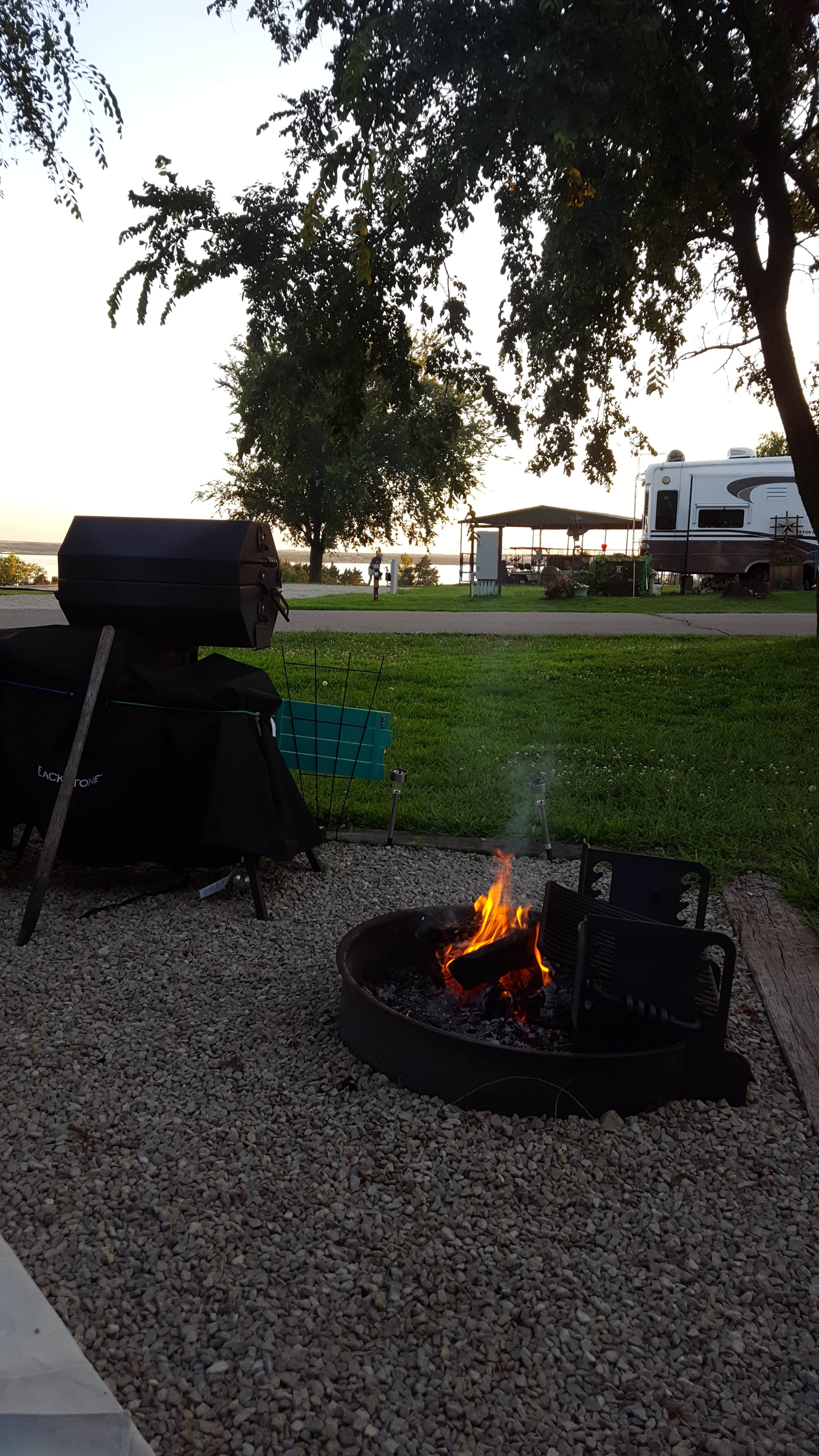 Camper-submitted photo at Sunset Ridge — Milford State Park near Milford Lake