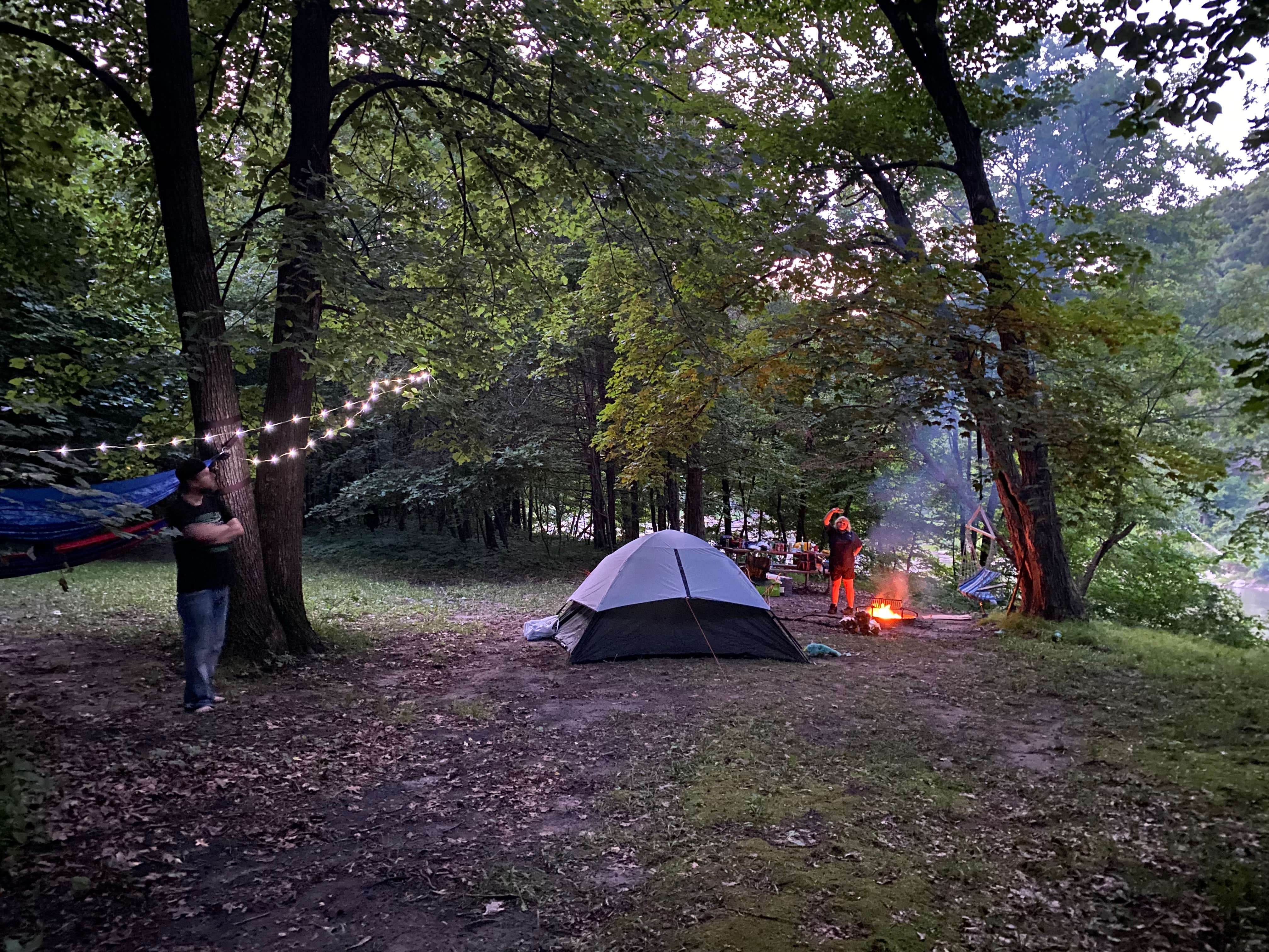 Nick G.'s photo of tent camping at Rapidan Dam Co Park near Skyline, MN
