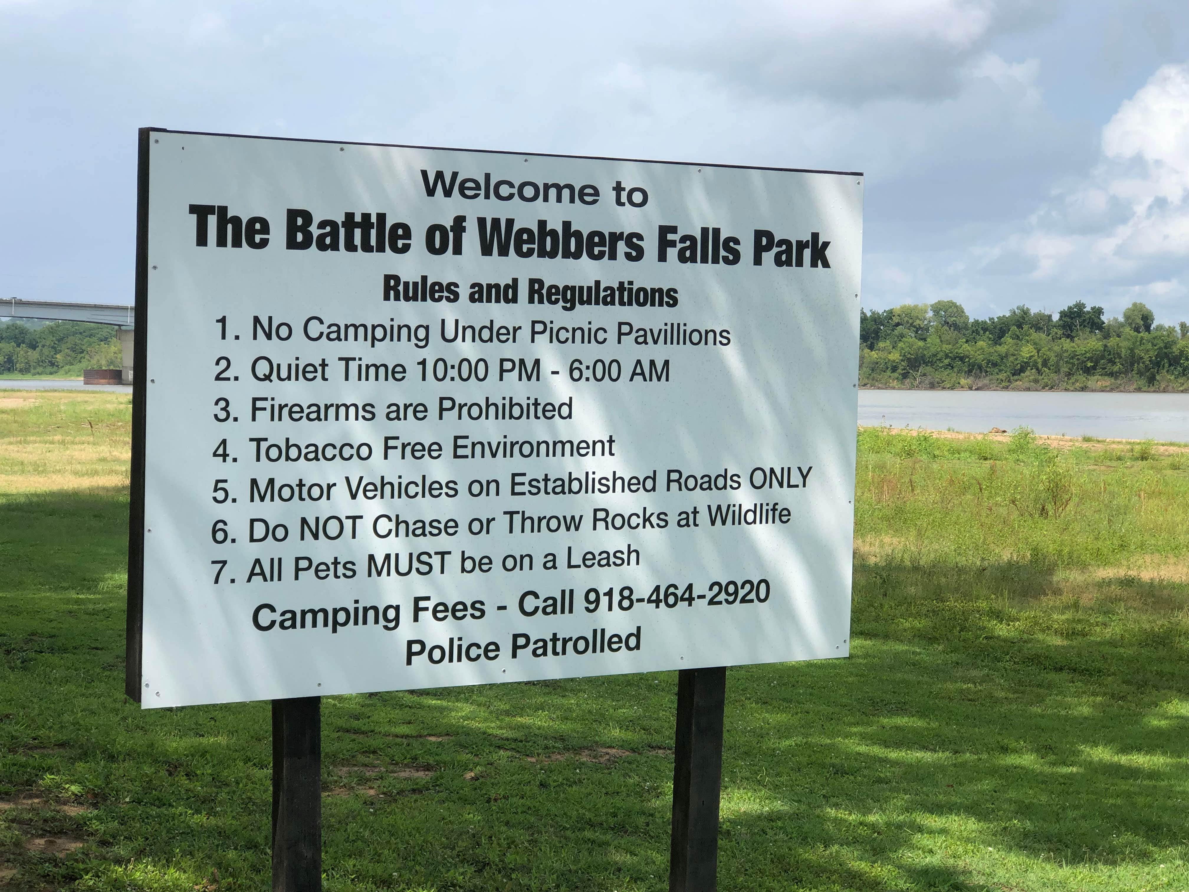 Camper submitted image from Webbers Falls City Park - 5