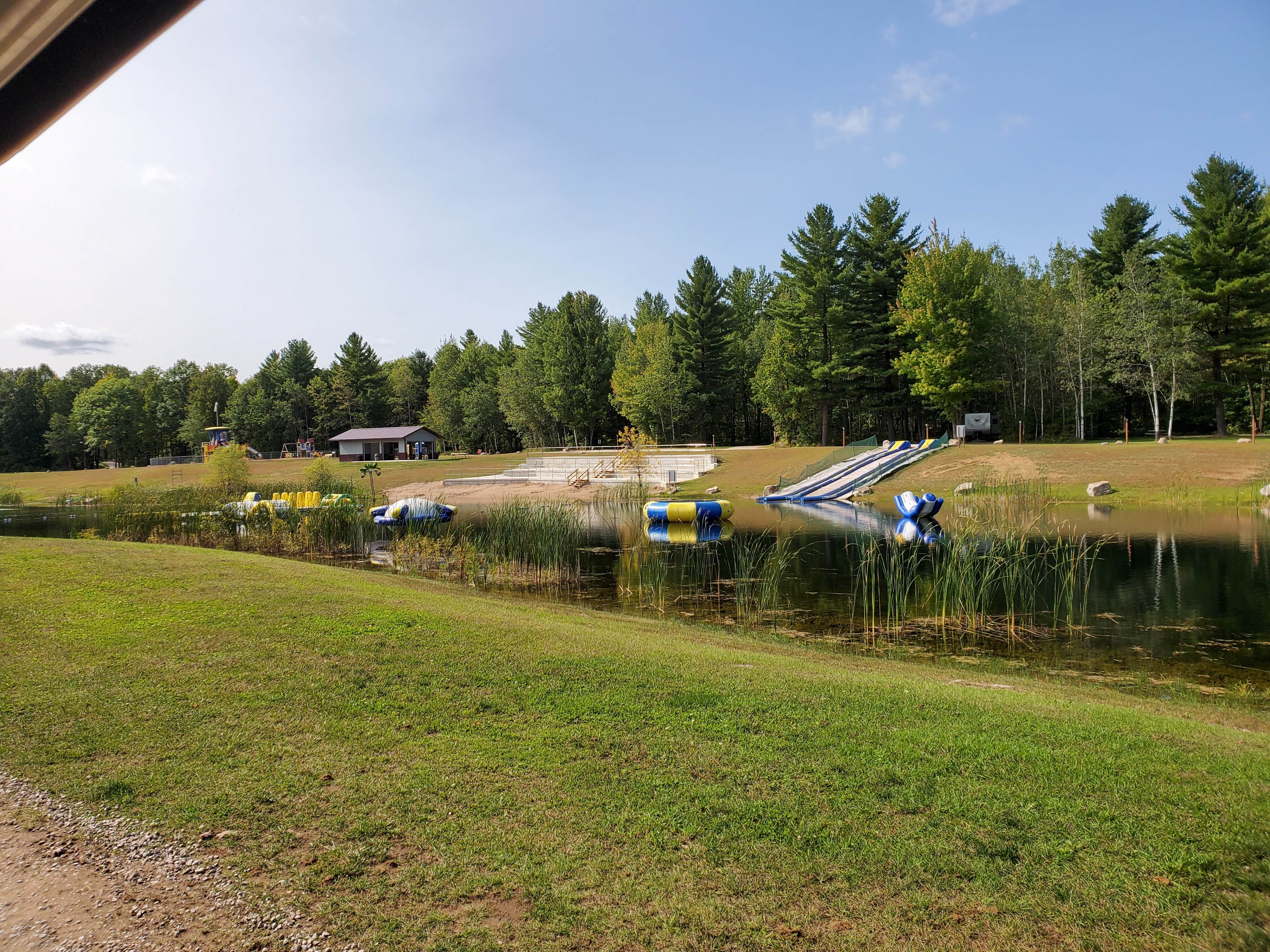 Camper-submitted photo at Diamond Lake Family Campground and Trout Farm near Mountain, WI