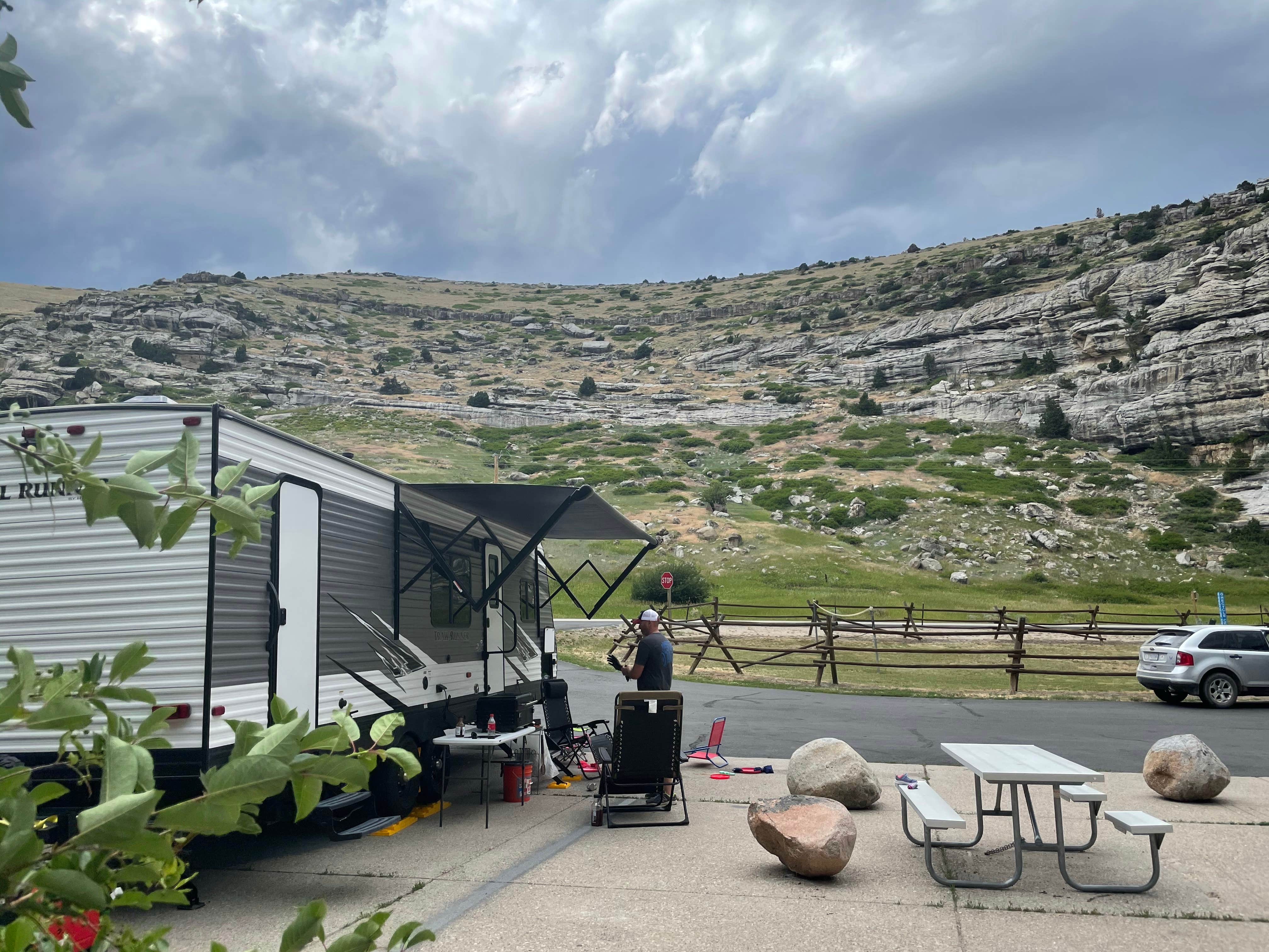 Rara  B.'s photo of rv camping at Sinks Campground — Sinks Canyon State Park near Lander, WY