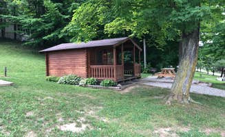 Sharon J.'s photo of glamping accommodations at Streetsboro-Cleveland SE KOA near Burton, OH