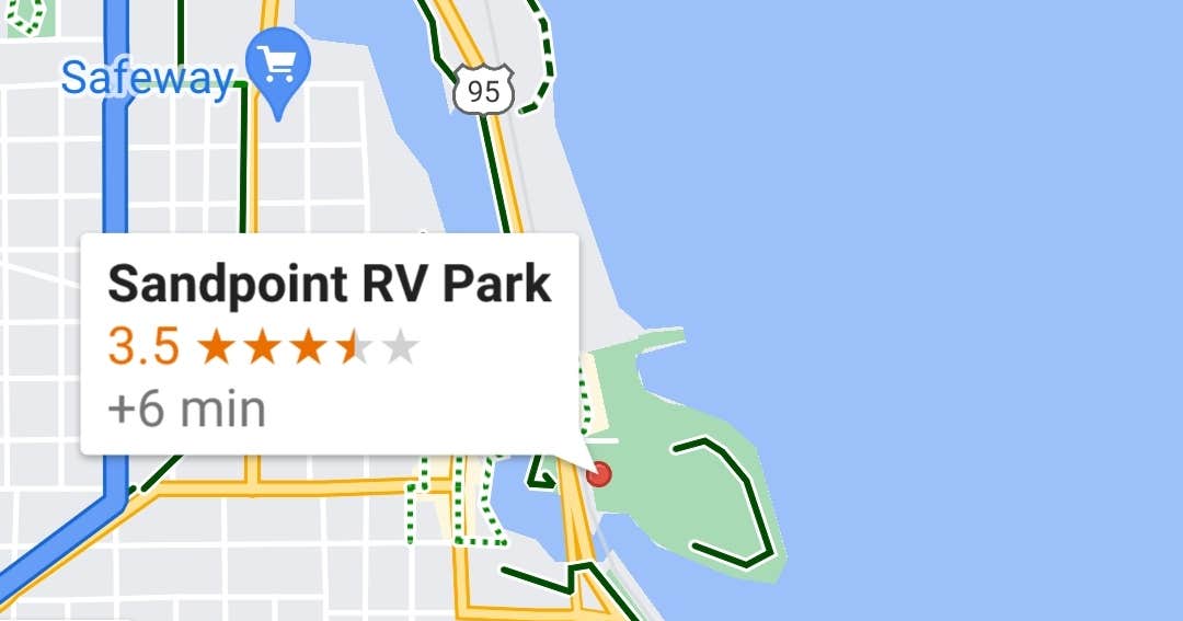 City of Sandpoint, City Beach RV Park