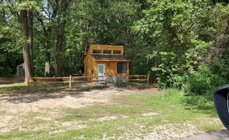 Christopher P.'s photo of a cabin at McGinnis Lake Modern Campground — Holly Recreation Area near Davisburg, MI