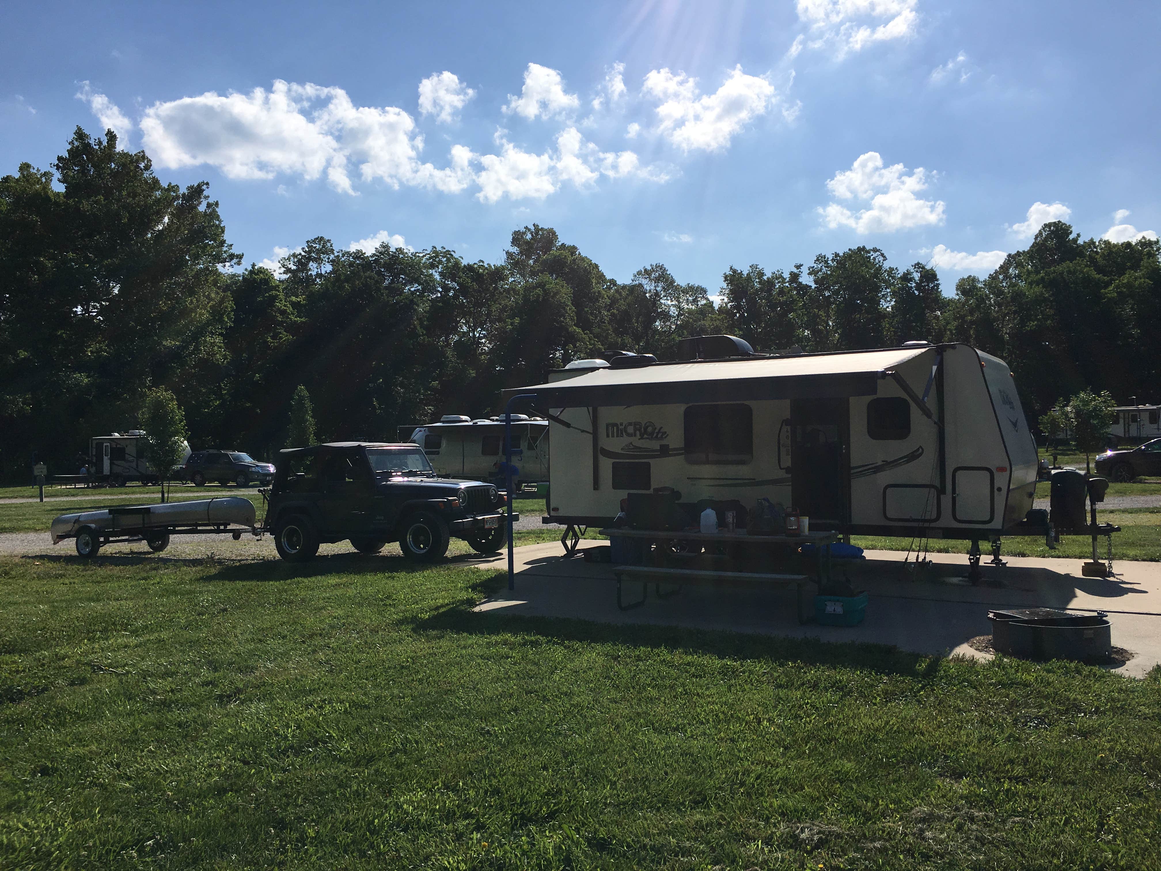 Camper-submitted photo at Hidden Valley Outfitters near Bennett Springs, MO