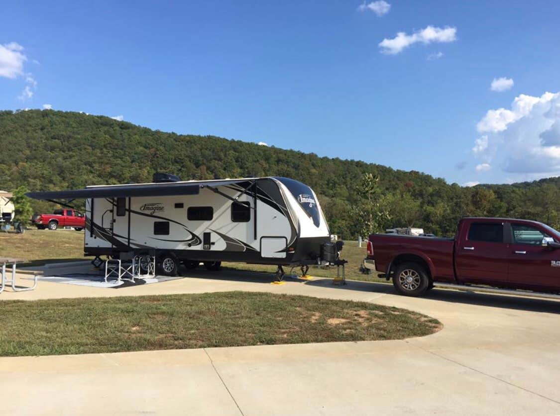 Sharon J.'s photo of rv camping at Timbuktu Campground — Echo Bluff State Park near Ellington, MO