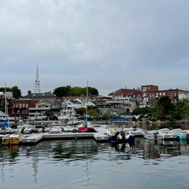 Camden Harbor from the water