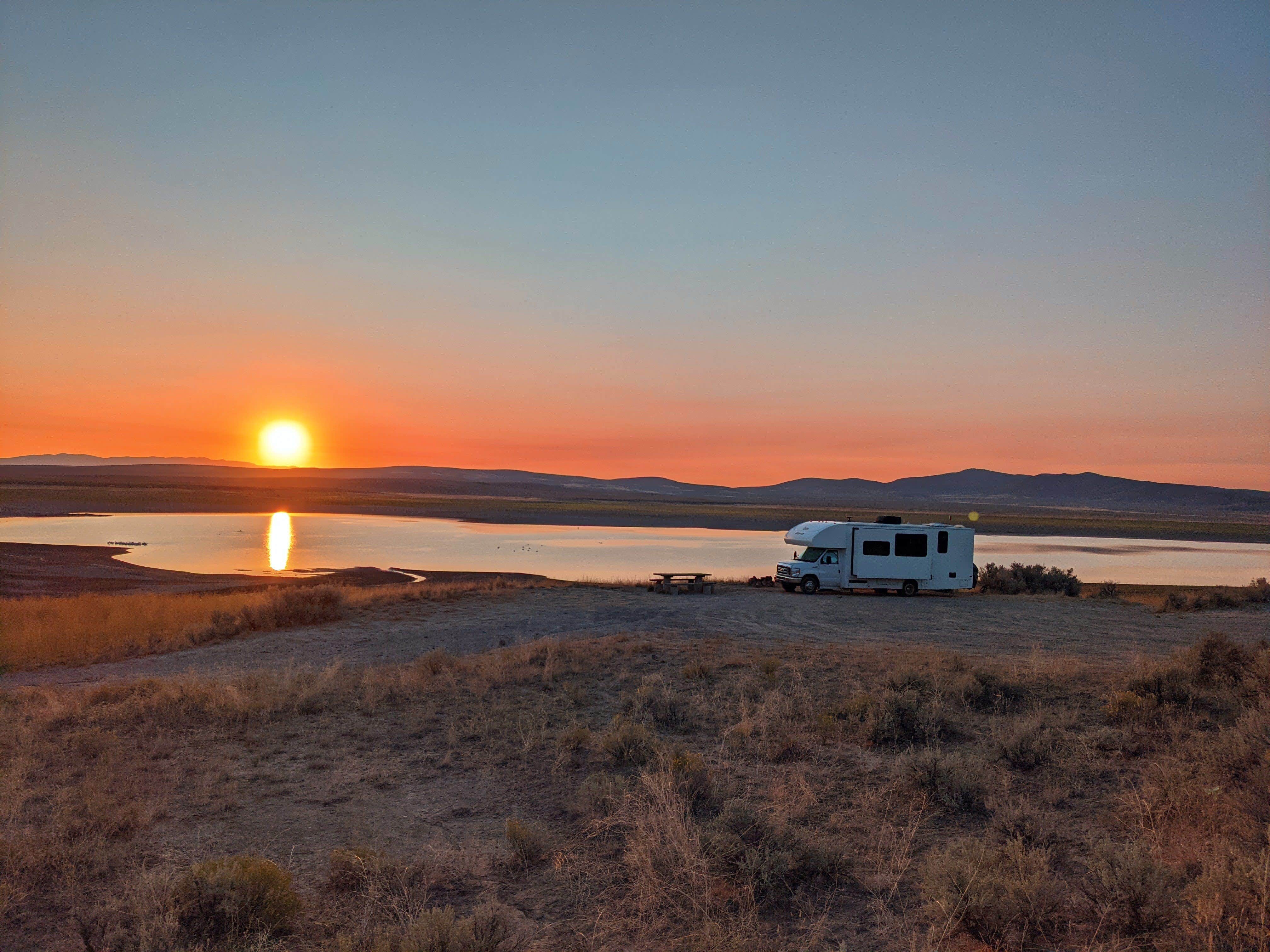 Camper-submitted photo at Antelope Reservoir near Jordan Valley, OR