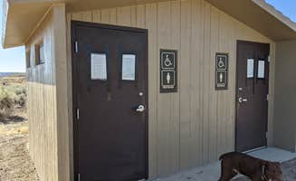 Laura M.'s photo of camping with pets at Antelope Reservoir near Jordan Valley, OR