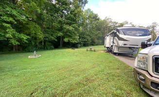 Sarah's photo of rv camping at Grayson Lake State Park Campground near Daniel Boone National Forest