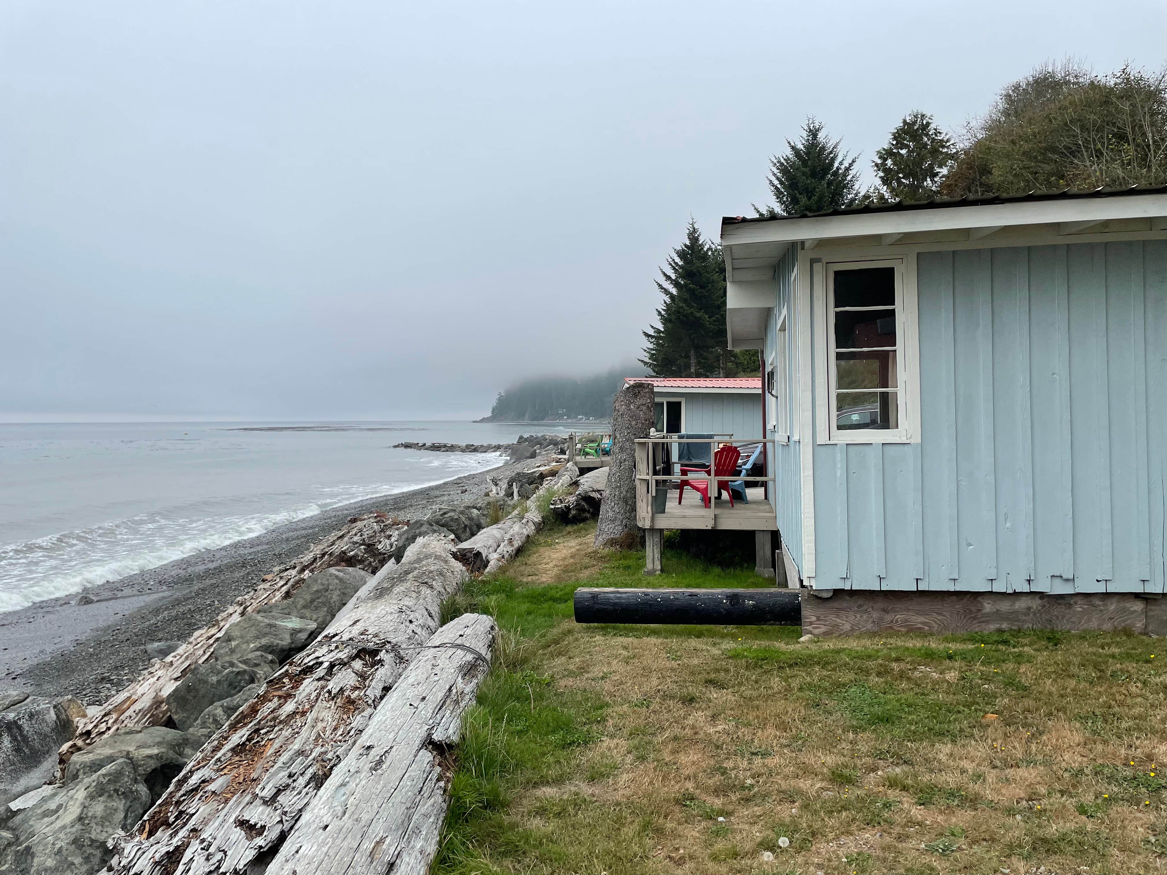 Bud W.'s photo of glamping accommodations at Whiskey Creek Beach NW near Sekiu, WA