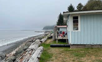 Bud W.'s photo of glamping accommodations at Whiskey Creek Beach NW near Olympic National Park